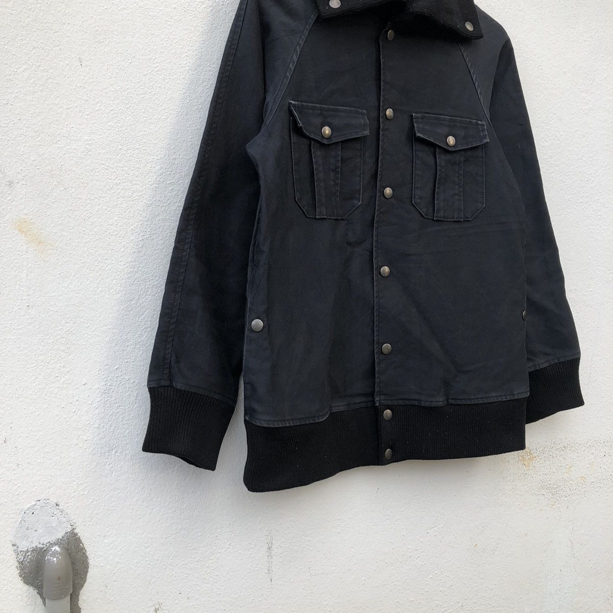Japanese Brand PARACHUTE BIKER JACKET MULTI POCKET HIGH NECK PAWNEE BUTTE Size US M / EU 48-50 / 2 - 4 Thumbnail