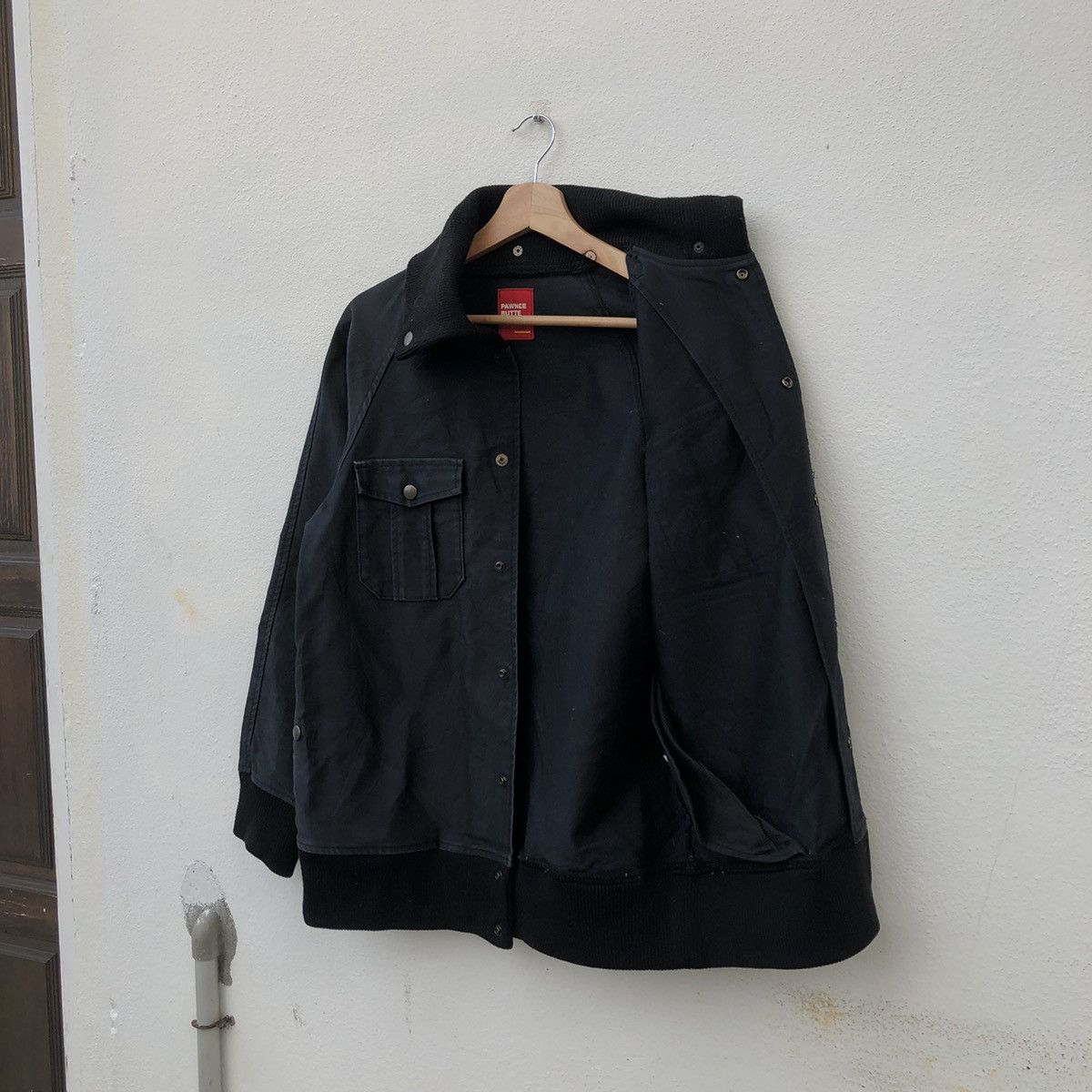Japanese Brand PARACHUTE BIKER JACKET MULTI POCKET HIGH NECK PAWNEE BUTTE Size US M / EU 48-50 / 2 - 14 Thumbnail