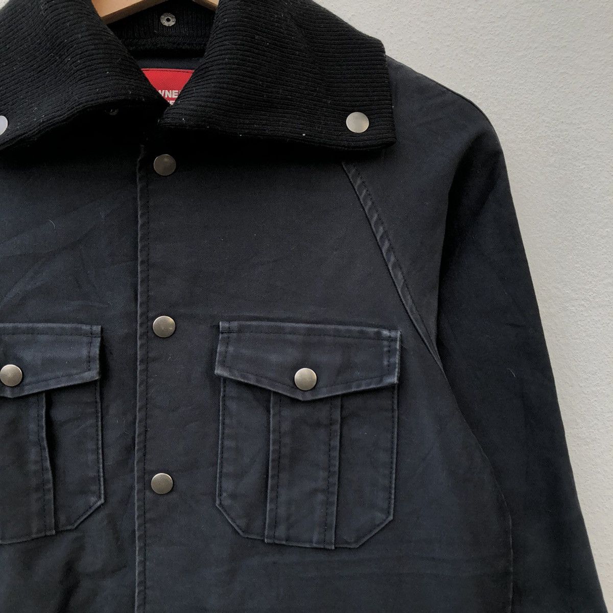Japanese Brand PARACHUTE BIKER JACKET MULTI POCKET HIGH NECK PAWNEE BUTTE Size US M / EU 48-50 / 2 - 5 Thumbnail