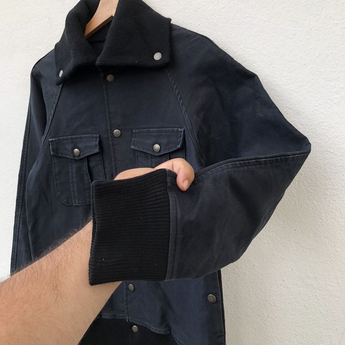 Japanese Brand PARACHUTE BIKER JACKET MULTI POCKET HIGH NECK PAWNEE BUTTE Size US M / EU 48-50 / 2 - 7 Thumbnail