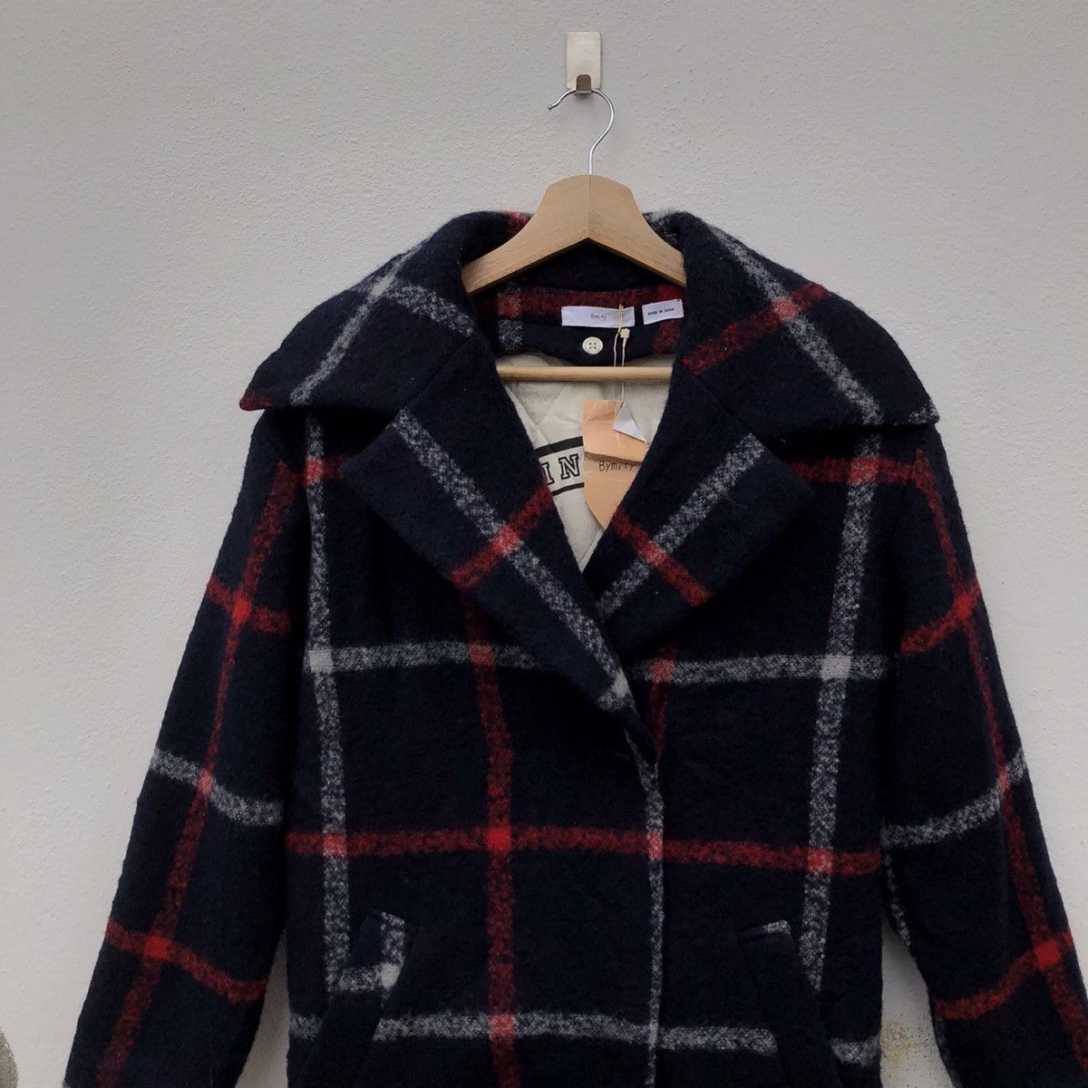 Japanese Brand NEW WITH TAG BYMITY MADE IN JAPAN TARTAN DESIGN WOOL JACKET Size US M / EU 48-50 / 2 - 4 Thumbnail