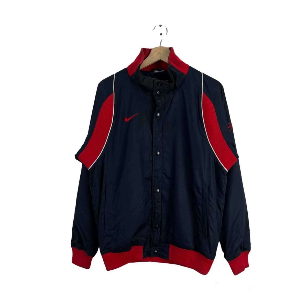 Nike VINTAGE NIKE TRACKTOP ZIPPER JACKET RARE DESIGN COLOUR Size US M / EU 48-50 / 2 - 1 Thumbnail