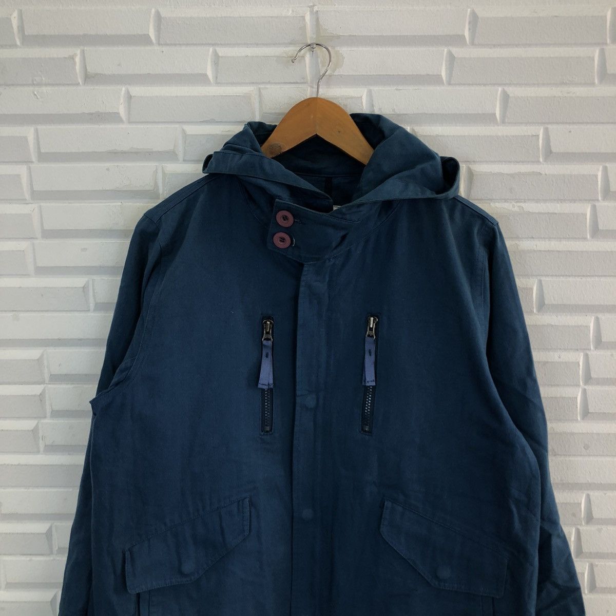 Vintage VINTAGE ATMOS HOODIE BIG LOGO JAPAN Size US XL / EU 56 / 4 - 4 Thumbnail