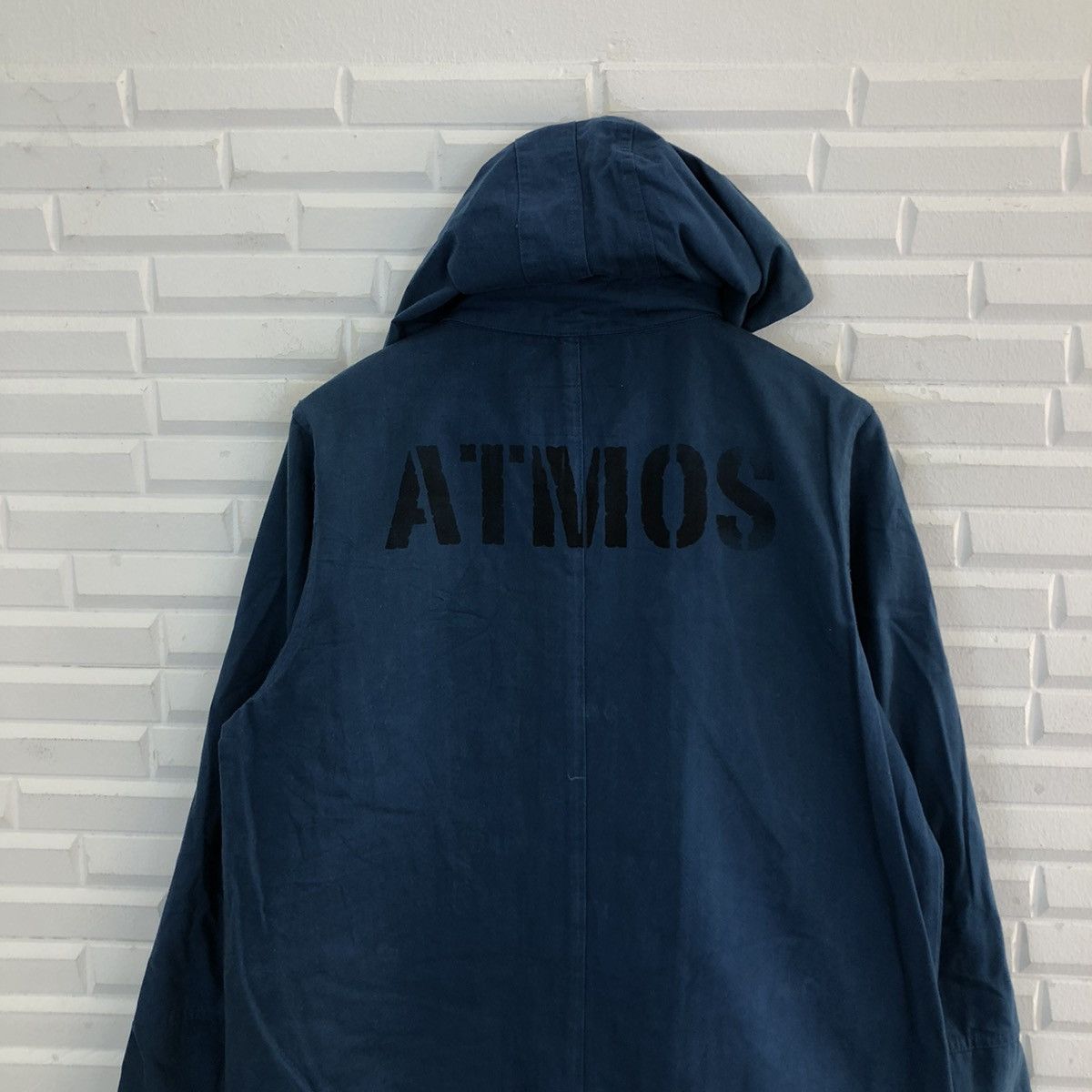 Vintage VINTAGE ATMOS HOODIE BIG LOGO JAPAN Size US XL / EU 56 / 4 - 9 Thumbnail