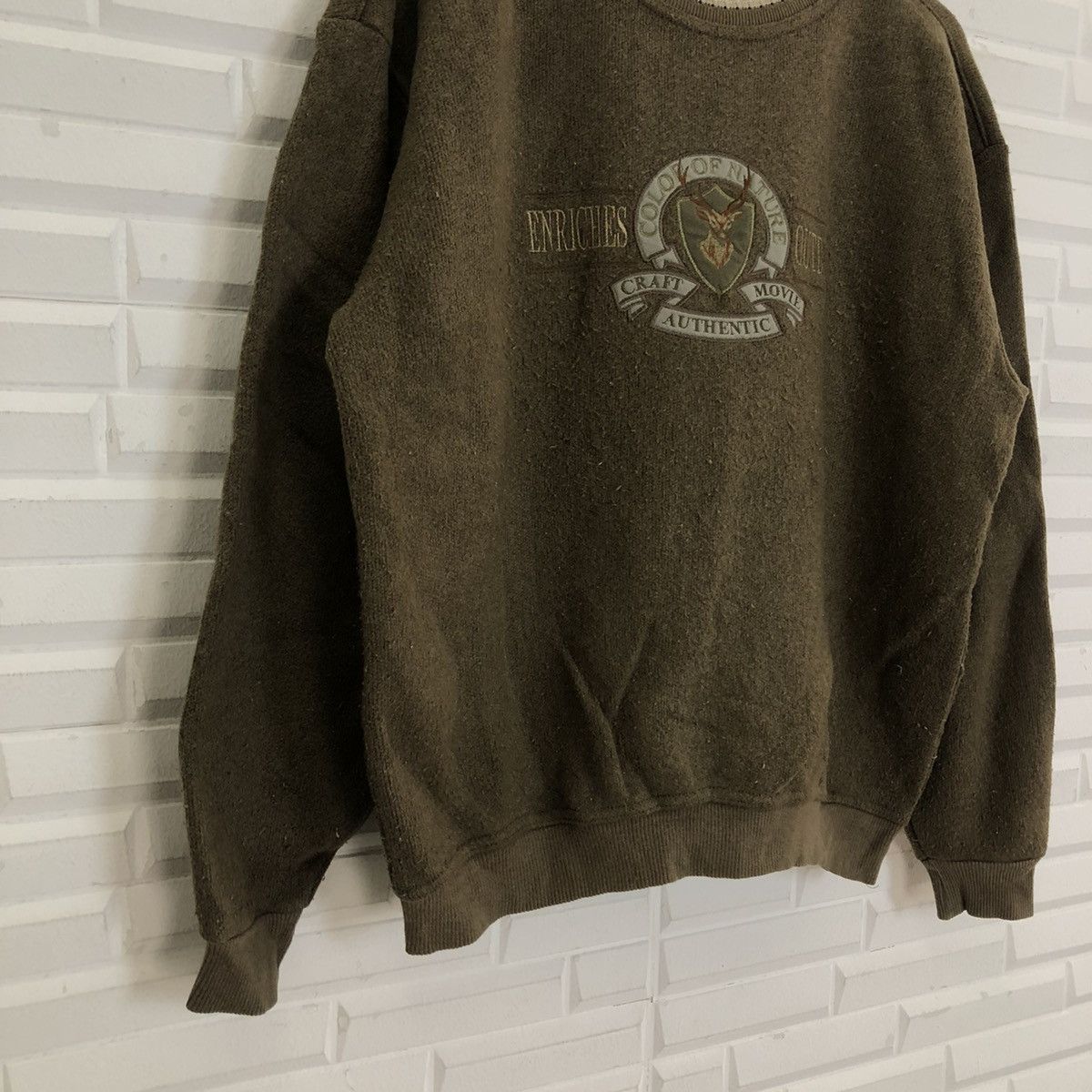 Japanese Brand VINTAGE CRAFT MOVIE ENRICHES OUTDOOR BIG LOGO SWEATSHIRT Size US M / EU 48-50 / 2 - 4 Thumbnail