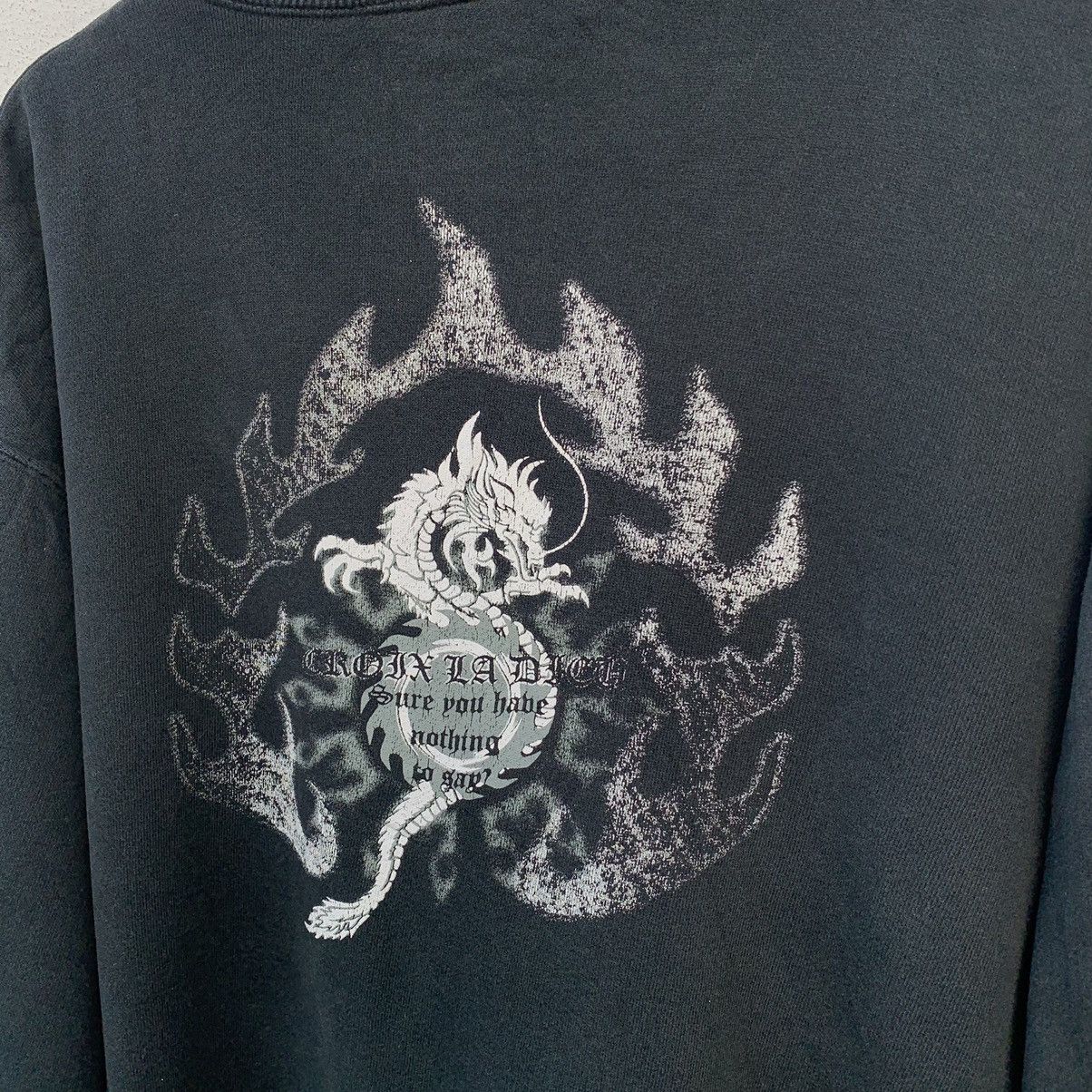 Japanese Brand VINTAGE CHROME HEARTS INSPIRED SWEATSHIRT BIG LOGO SUKAJAN Size US L / EU 52-54 / 3 - 8 Thumbnail