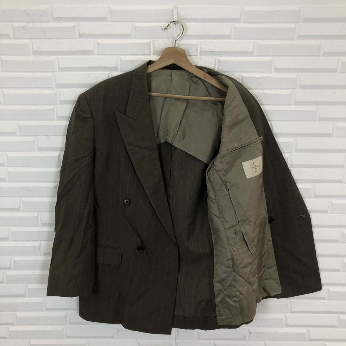 Y's for Men TRUE VINTAGE DISTRESSED LQ Y'S FOR MEN SRRIPED COAT Size US M / EU 48-50 / 2 - 10 Thumbnail