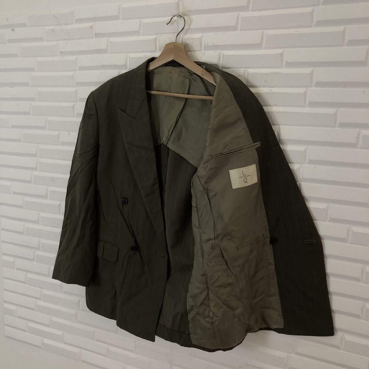 Y's for Men TRUE VINTAGE DISTRESSED LQ Y'S FOR MEN SRRIPED COAT Size US M / EU 48-50 / 2 - 11 Thumbnail