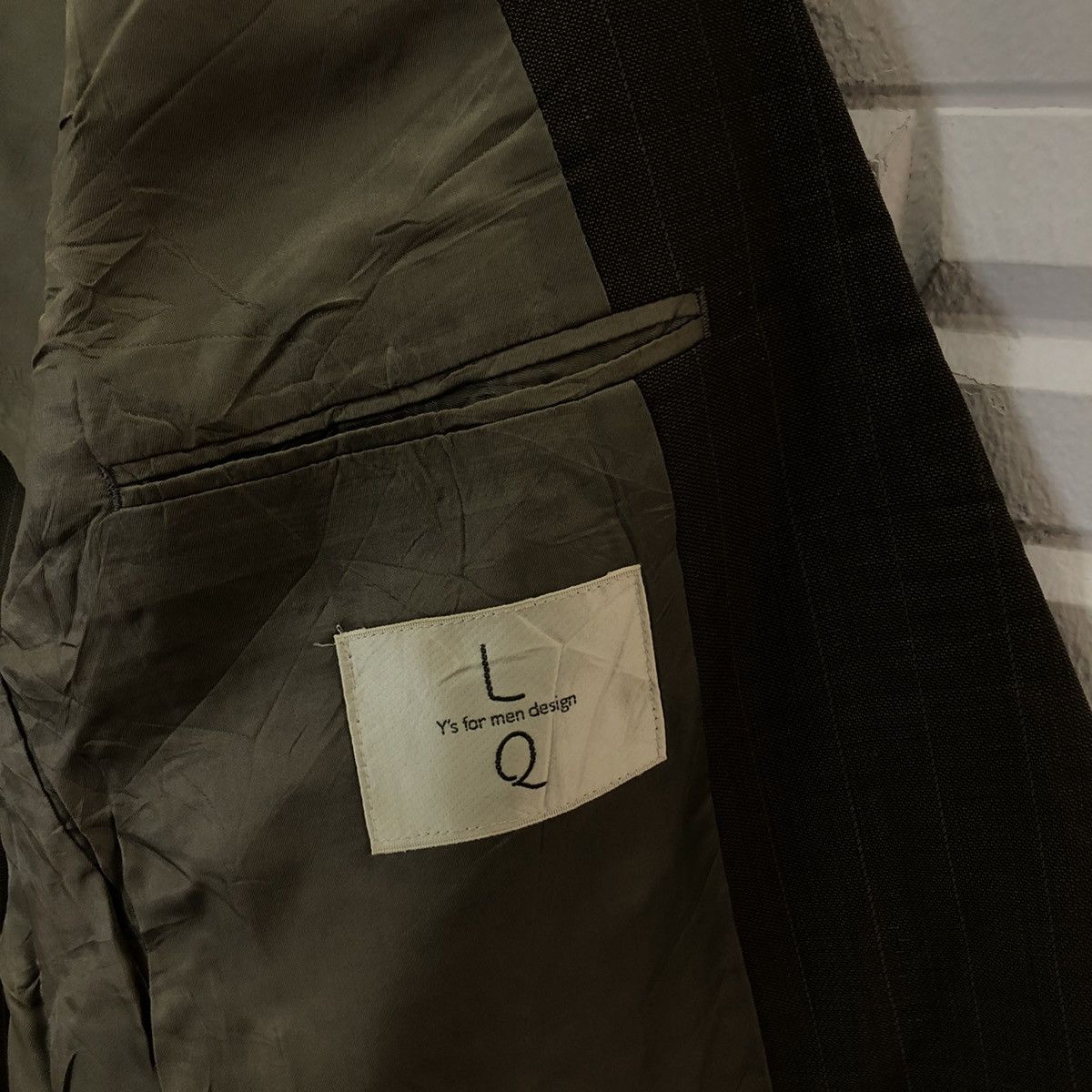 Y's for Men TRUE VINTAGE DISTRESSED LQ Y'S FOR MEN SRRIPED COAT Size US M / EU 48-50 / 2 - 12 Thumbnail