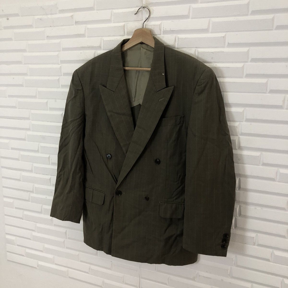 Y's for Men TRUE VINTAGE DISTRESSED LQ Y'S FOR MEN SRRIPED COAT Size US M / EU 48-50 / 2 - 2 Thumbnail