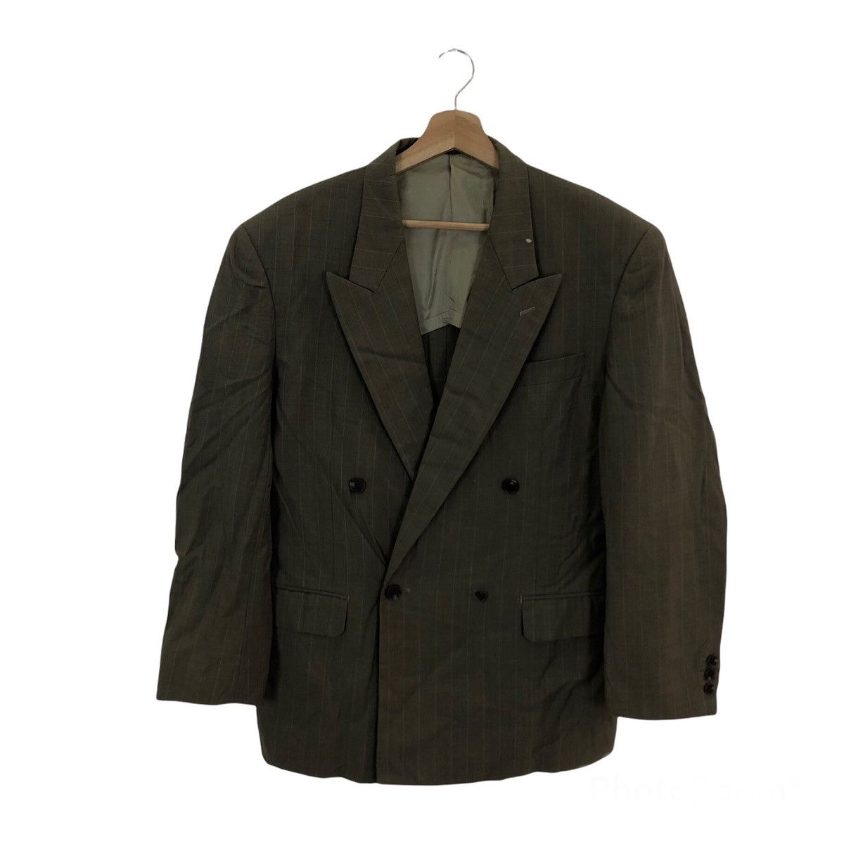 Y's for Men TRUE VINTAGE DISTRESSED LQ Y'S FOR MEN SRRIPED COAT Size US M / EU 48-50 / 2 - 1 Thumbnail