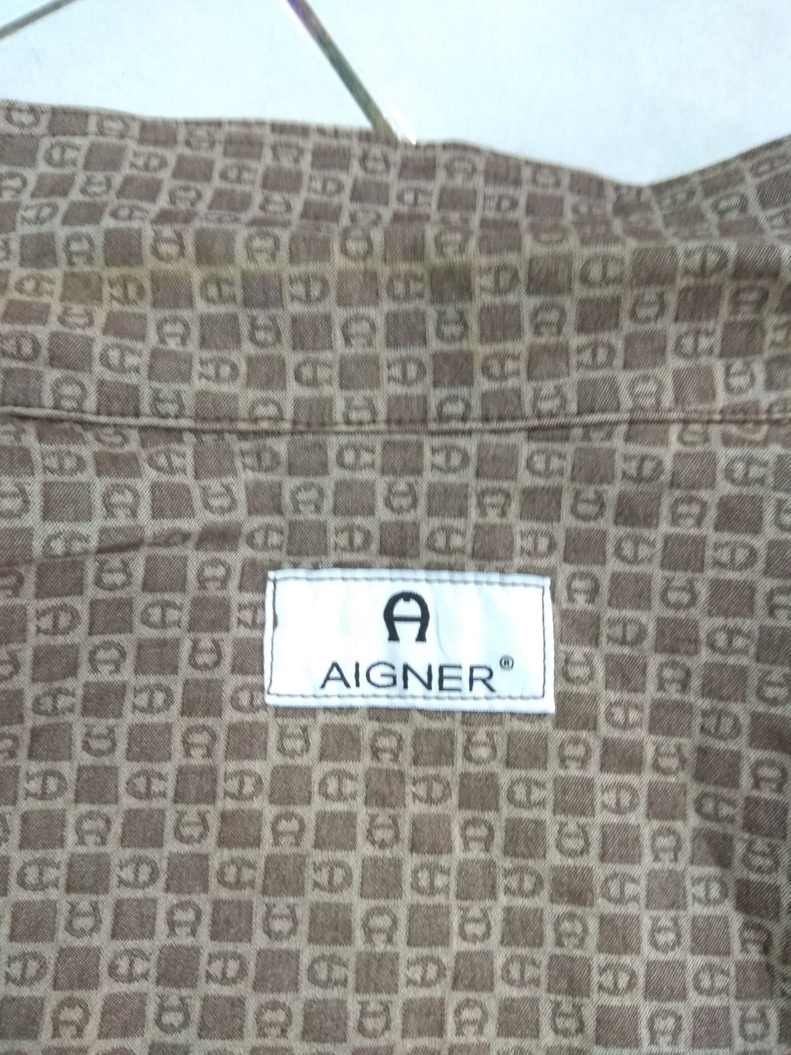 Aigner Aigner Monogram Trucker Jacket L Size US L / EU 52-54 / 3 - 8 Thumbnail
