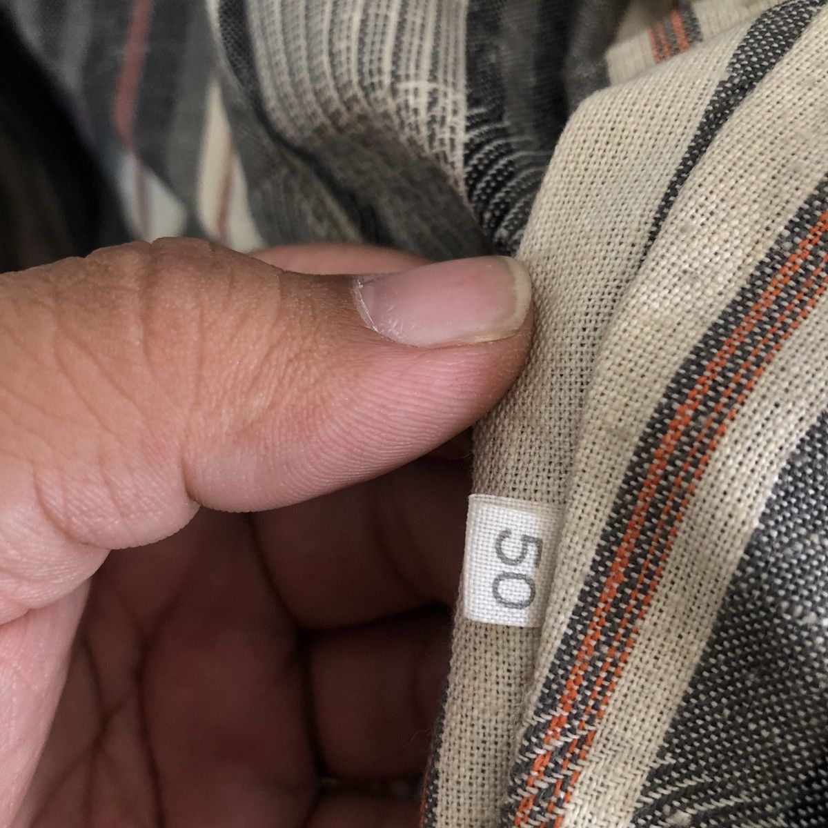 Japanese Brand VINTAGE SOFT LEATHER CARGO JACKET RARE STRIPE LINING DESIGN Size US M / EU 48-50 / 2 - 13 Thumbnail