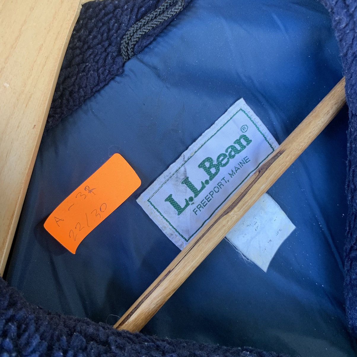 L.L. Bean × Vintage Vintage L.L. BEAN button up fleece jacket Size US L / EU 52-54 / 3 - 7 Thumbnail