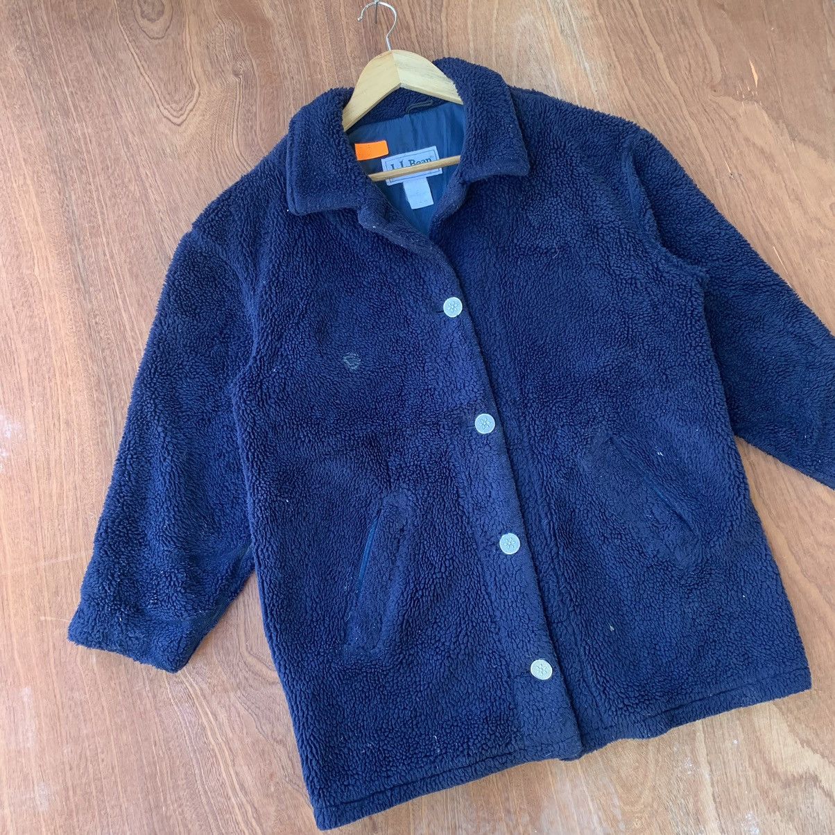 L.L. Bean × Vintage Vintage L.L. BEAN button up fleece jacket Size US L / EU 52-54 / 3 - 3 Thumbnail