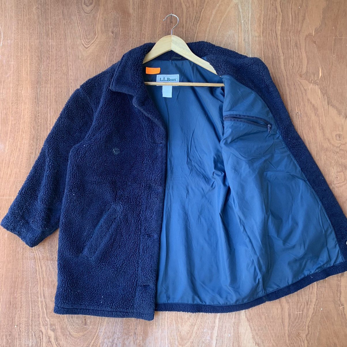 L.L. Bean × Vintage Vintage L.L. BEAN button up fleece jacket Size US L / EU 52-54 / 3 - 4 Thumbnail
