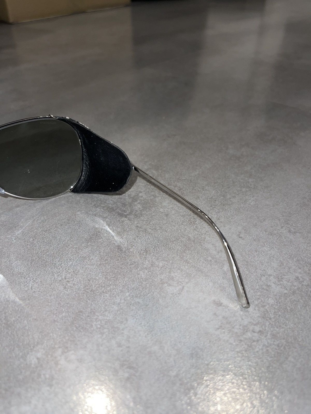 Armani × Emporio Armani × Giorgio Armani Giorgio Armani AR6005-B-Z 3015/11 Silver Aviator Sunglasses Size ONE SIZE - 10 Thumbnail