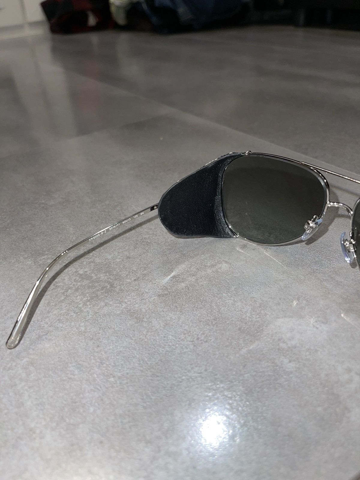 Armani × Emporio Armani × Giorgio Armani Giorgio Armani AR6005-B-Z 3015/11 Silver Aviator Sunglasses Size ONE SIZE - 12 Thumbnail