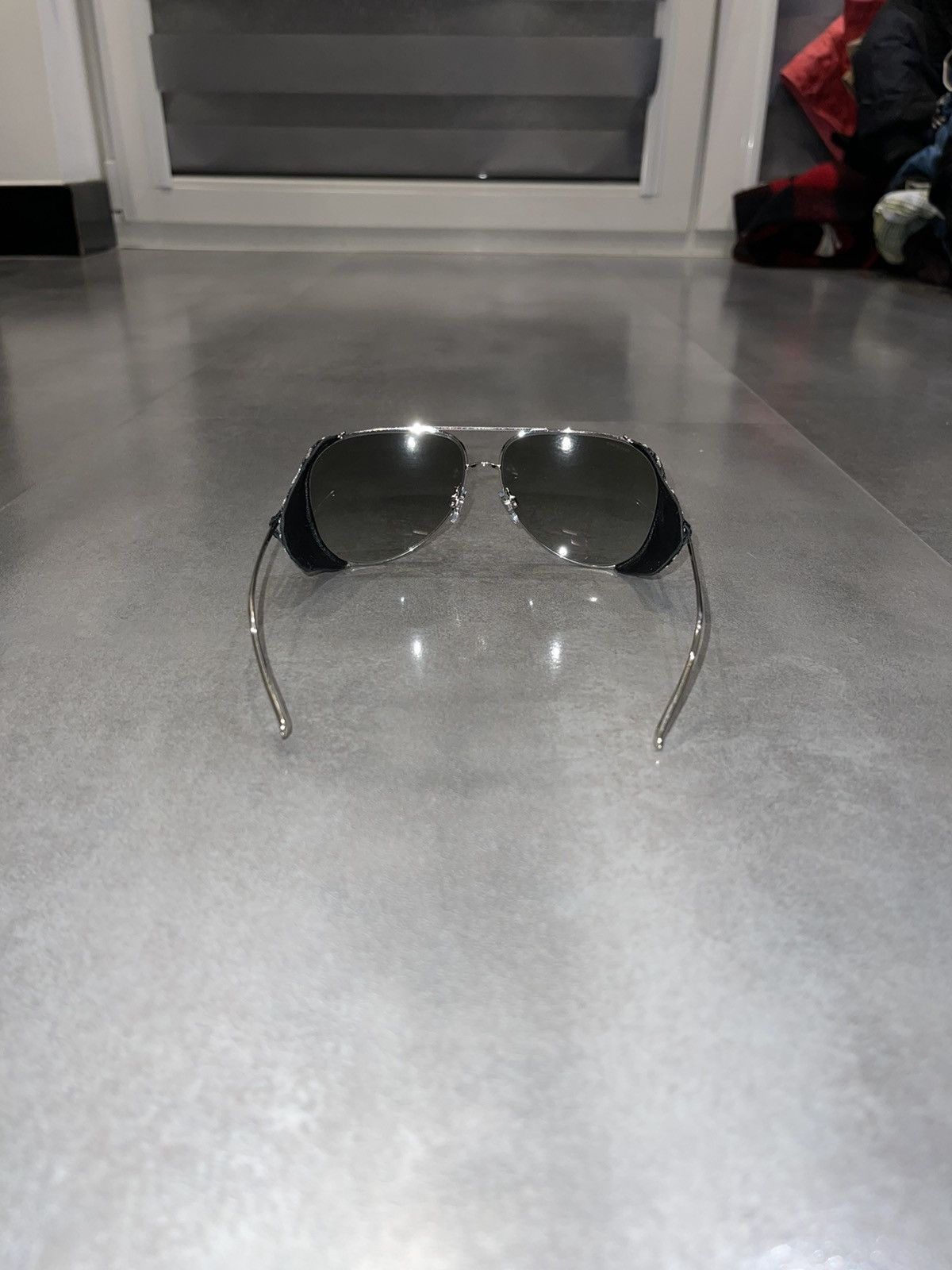 Armani × Emporio Armani × Giorgio Armani Giorgio Armani AR6005-B-Z 3015/11 Silver Aviator Sunglasses Size ONE SIZE - 9 Thumbnail