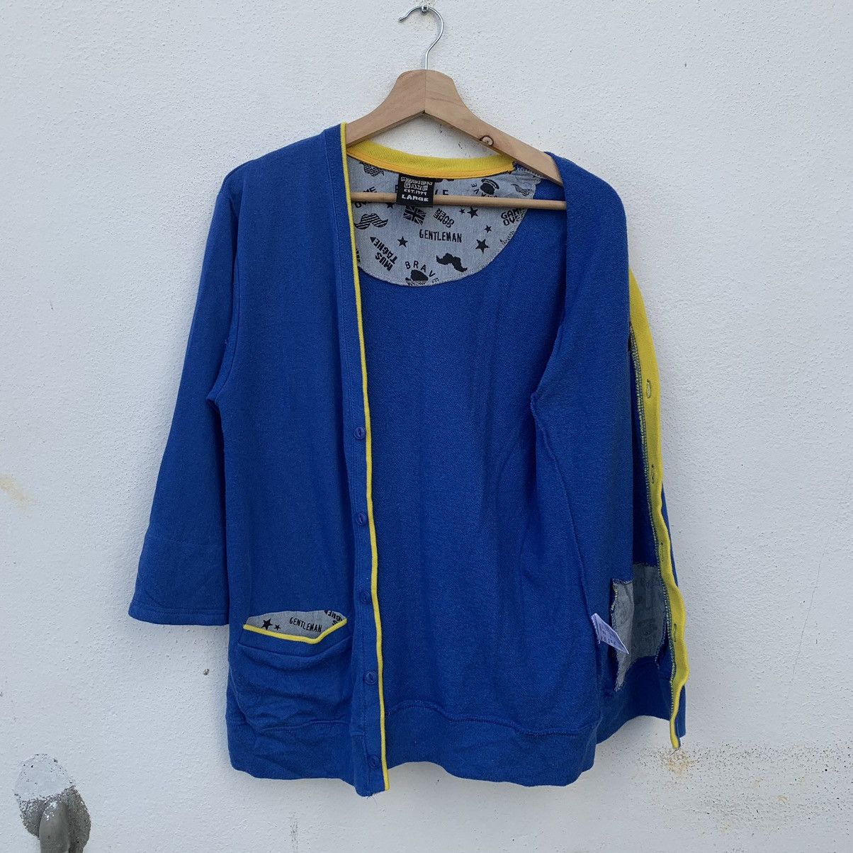 Japanese Brand VINTAGE MODISH GAZE LIGHT CARDIGAN JAPAN Size US L / EU 52-54 / 3 - 5 Thumbnail