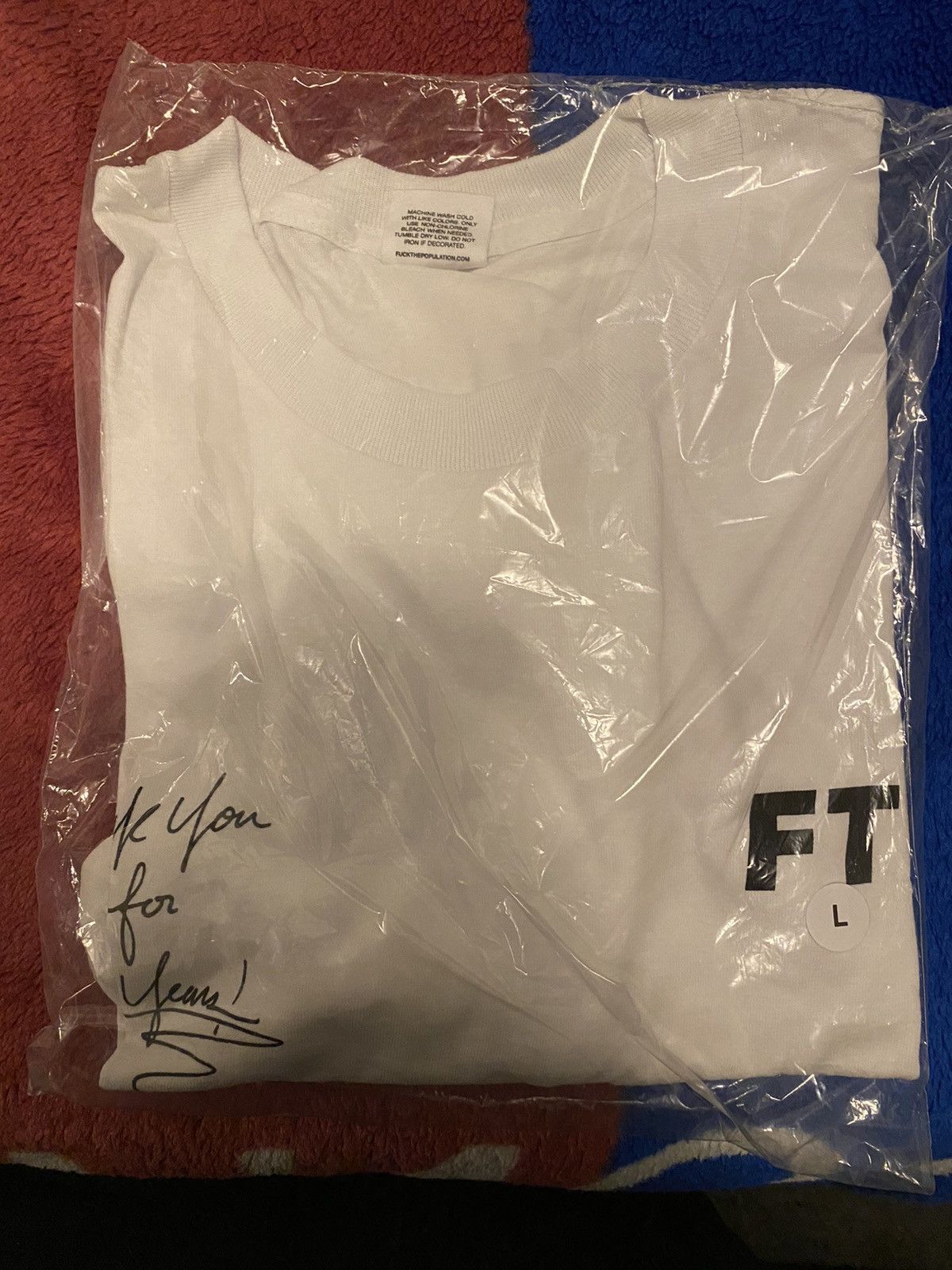FTP Thank You Tee White Men's - FW20 - US