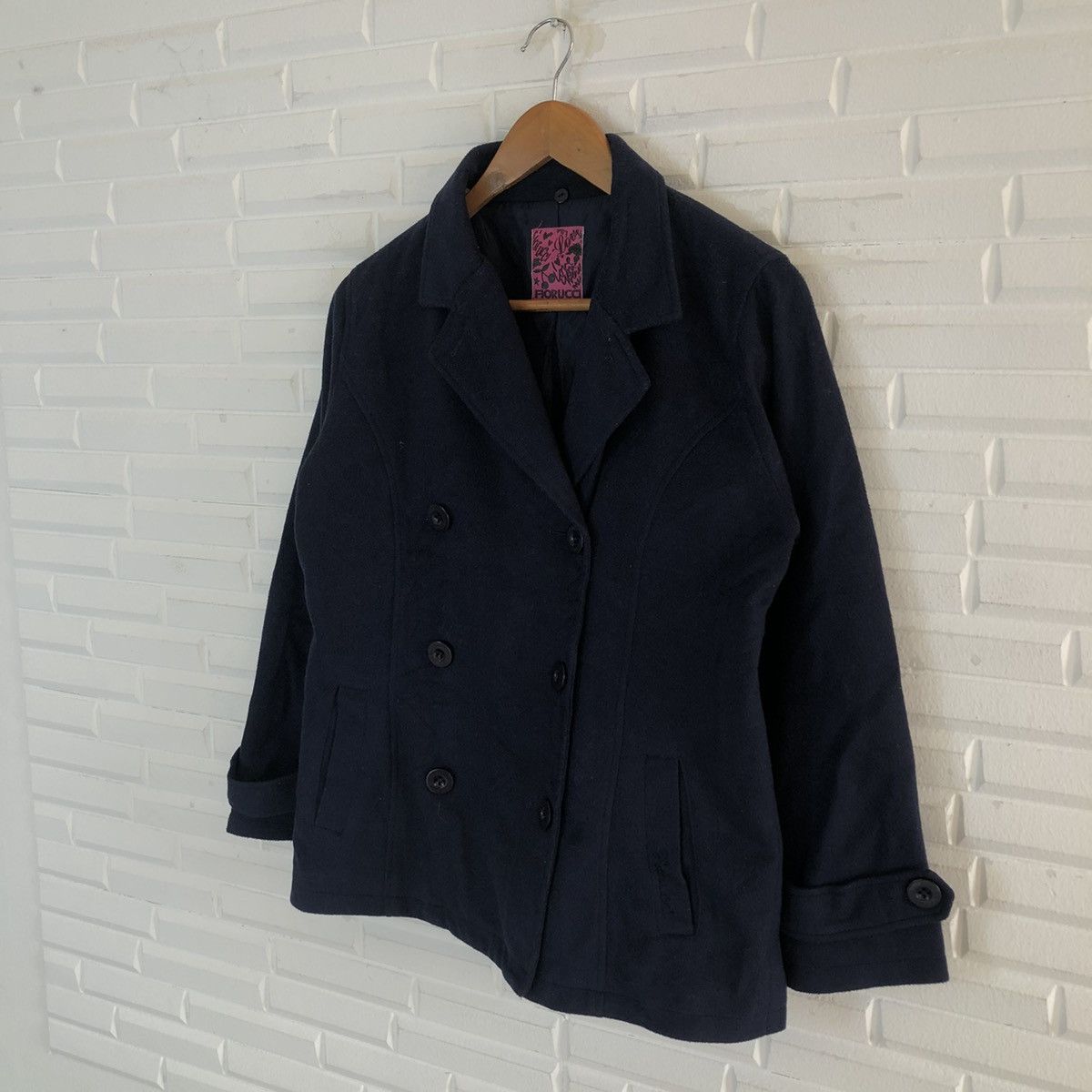 Vintage DOUBLE BREAST FIORUCCI RARE DESIGNER Size US M / EU 48-50 / 2 - 2 Thumbnail
