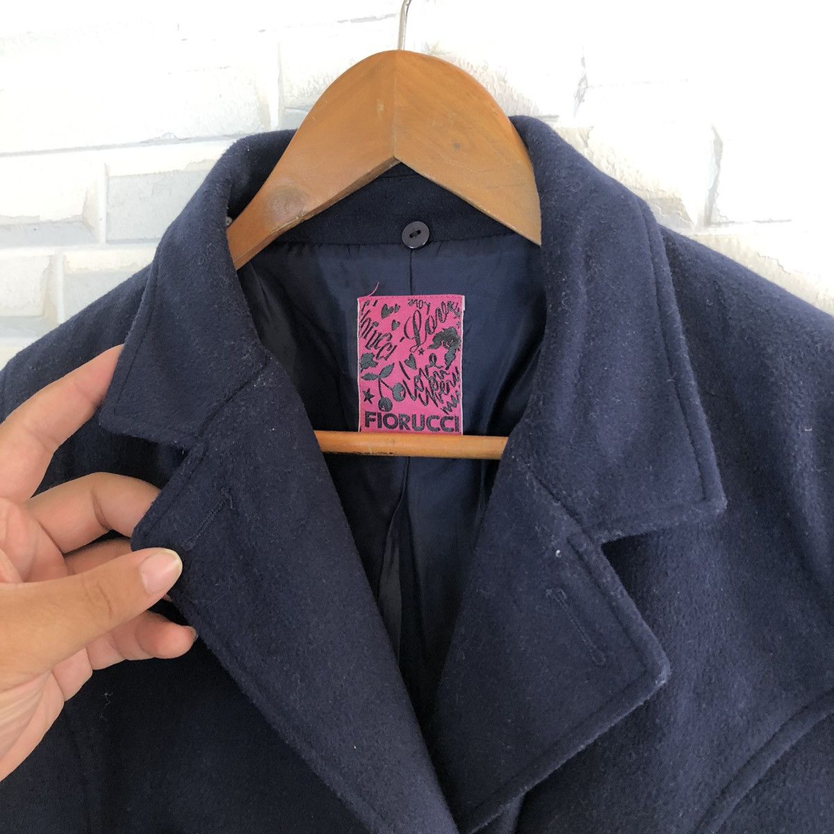 Vintage DOUBLE BREAST FIORUCCI RARE DESIGNER Size US M / EU 48-50 / 2 - 4 Thumbnail