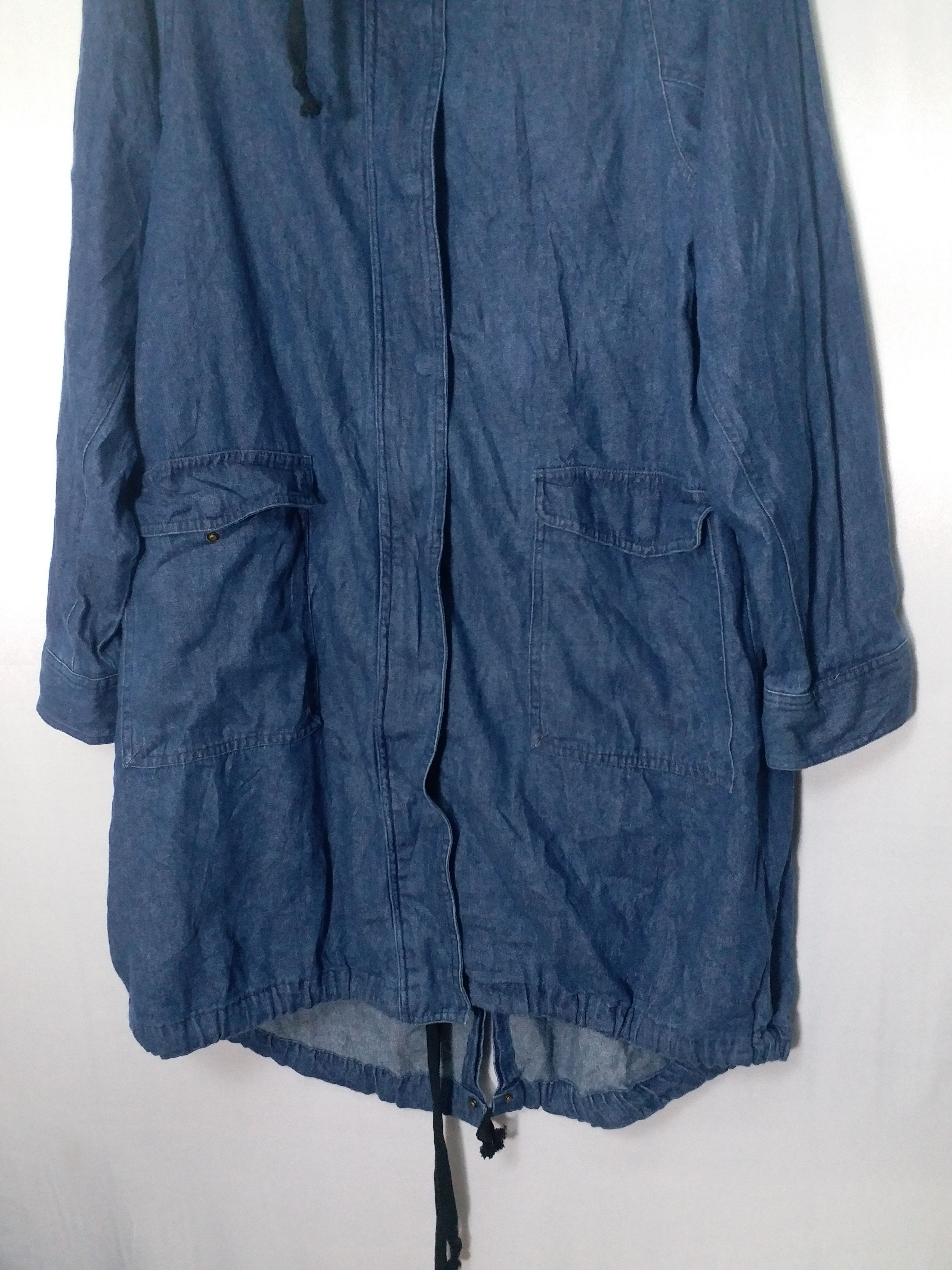 Japanese Brand ❌FINAL DROP-DELETE TODAY💥 Denim Blue Parka Fish Tail sz L Size US L / EU 52-54 / 3 - 5 Thumbnail