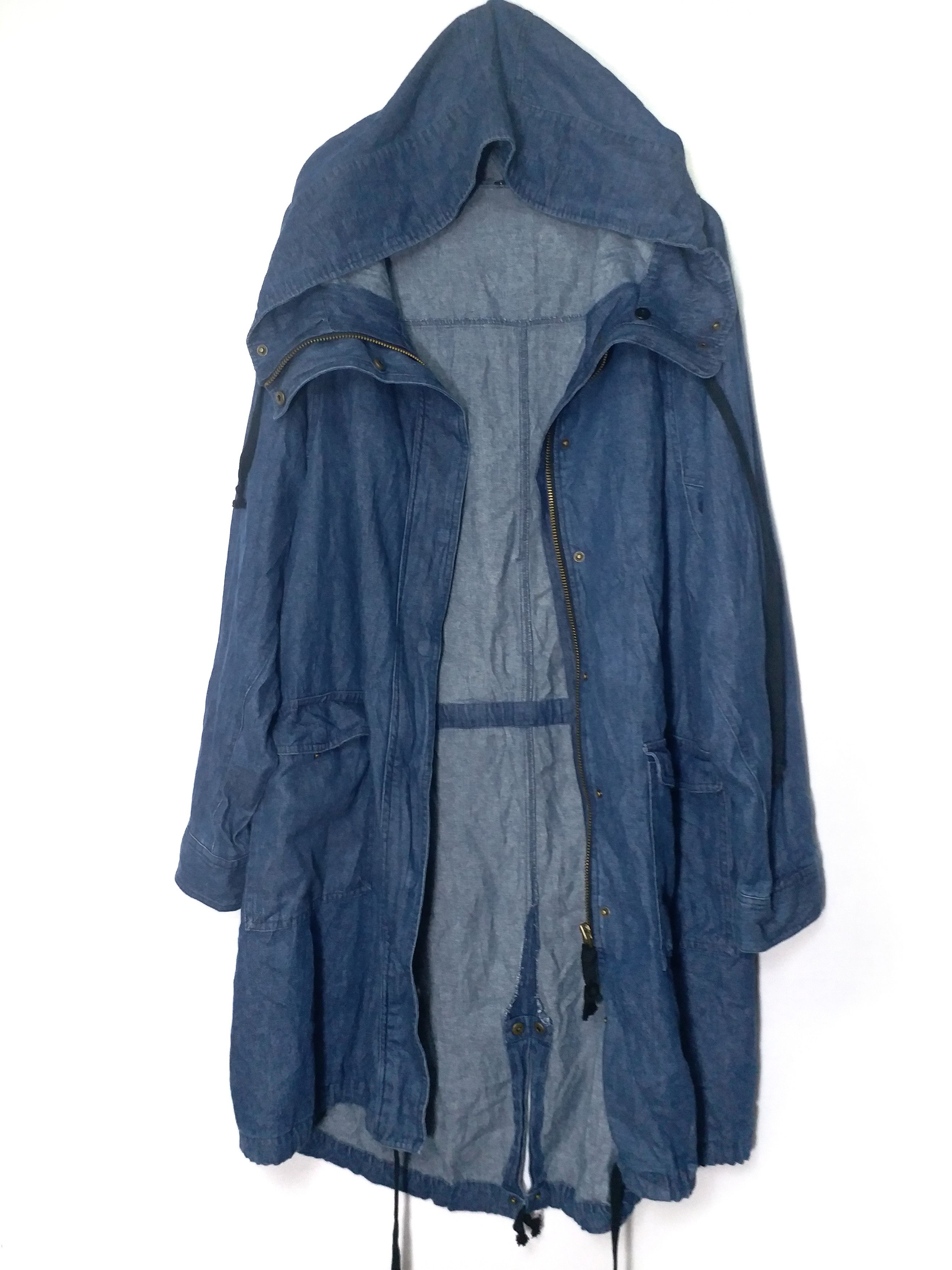 Japanese Brand ❌FINAL DROP-DELETE TODAY💥 Denim Blue Parka Fish Tail sz L Size US L / EU 52-54 / 3 - 1 Thumbnail