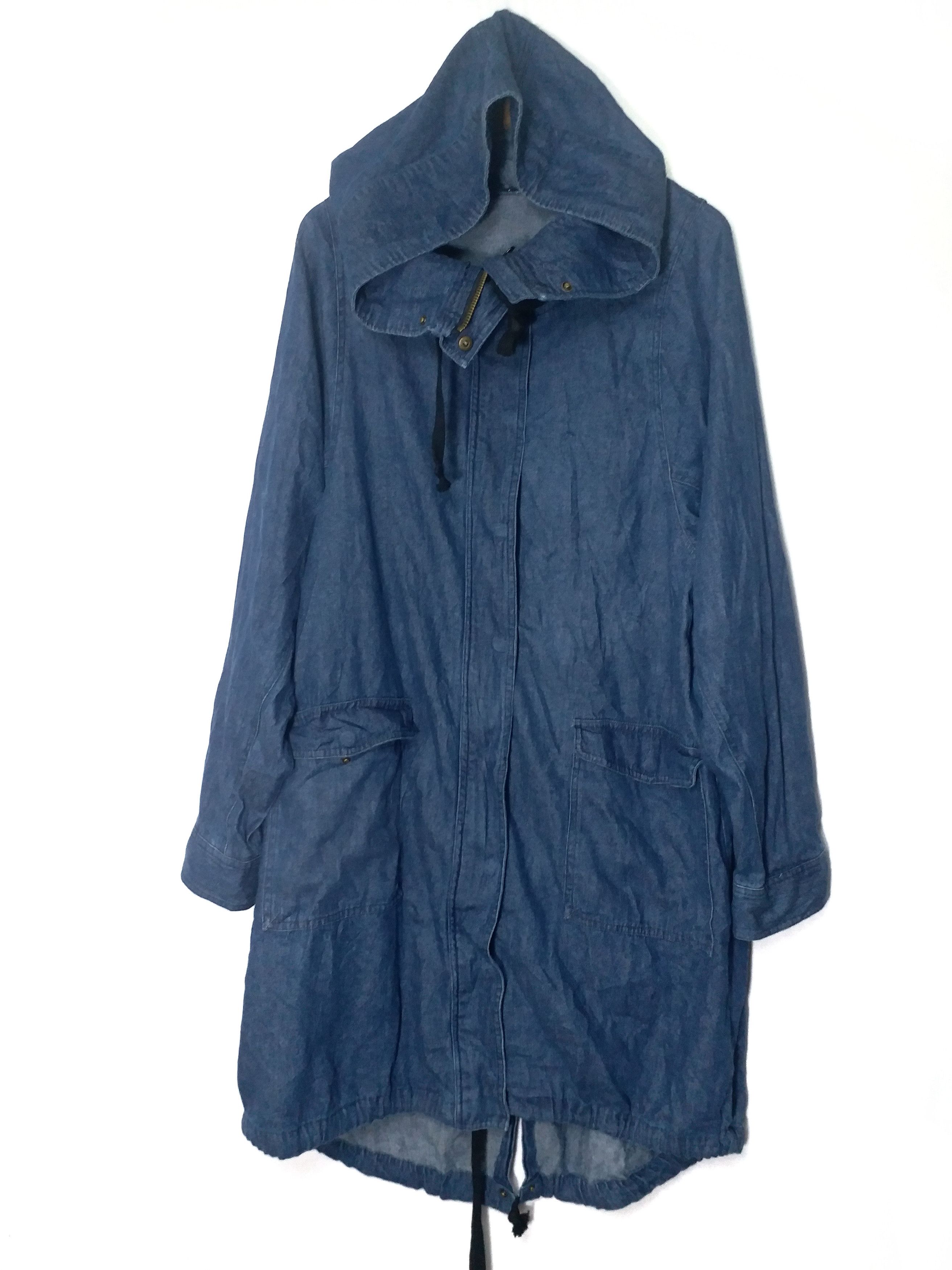 Japanese Brand ❌FINAL DROP-DELETE TODAY💥 Denim Blue Parka Fish Tail sz L Size US L / EU 52-54 / 3 - 2 Thumbnail