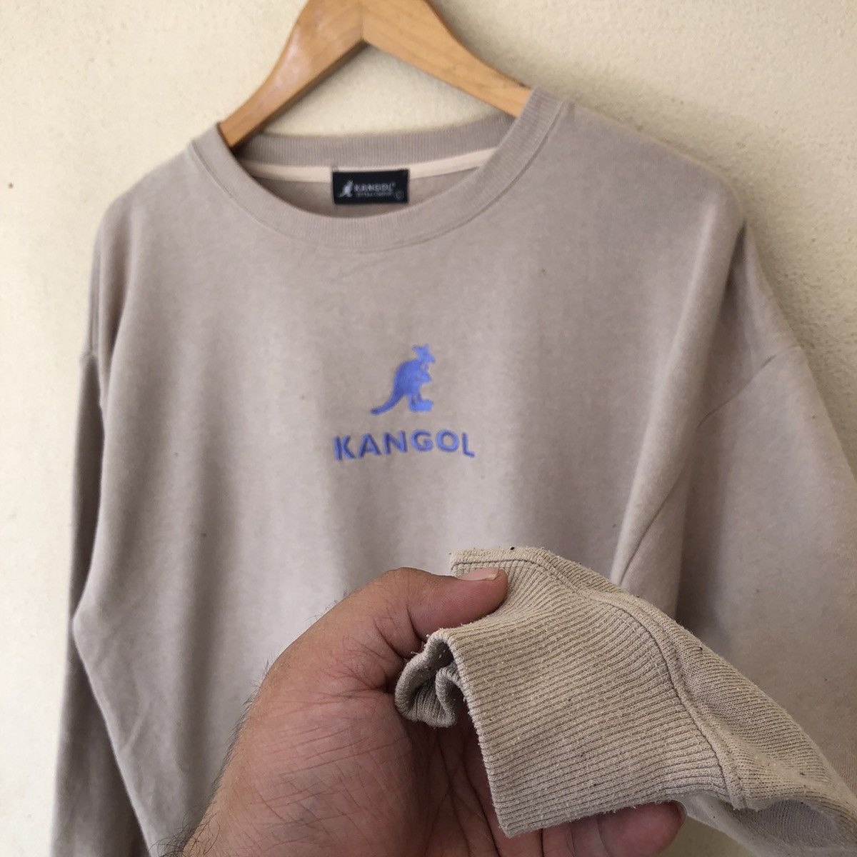 Japanese Brand × Kangol KANGOL SWEATSHIRT BIG LOGO Size US L / EU 52-54 / 3 - 4 Thumbnail
