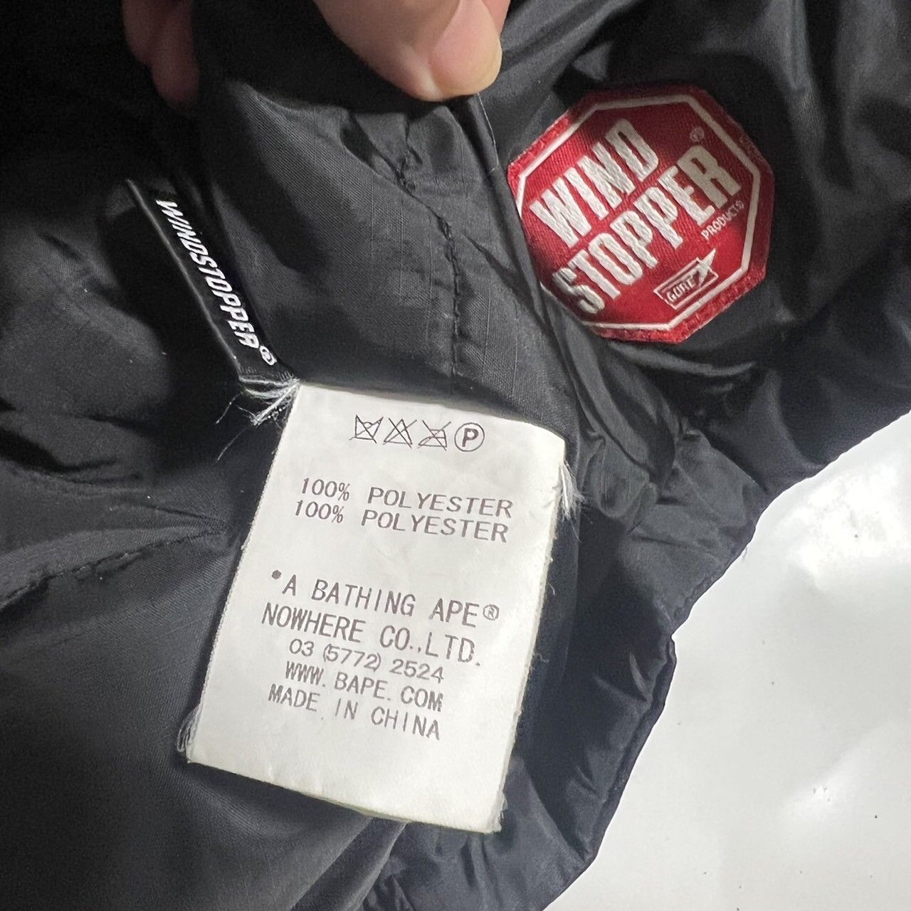 Bape BAPE nylon jacket black camo Size US L / EU 52-54 / 3 - 5 Thumbnail