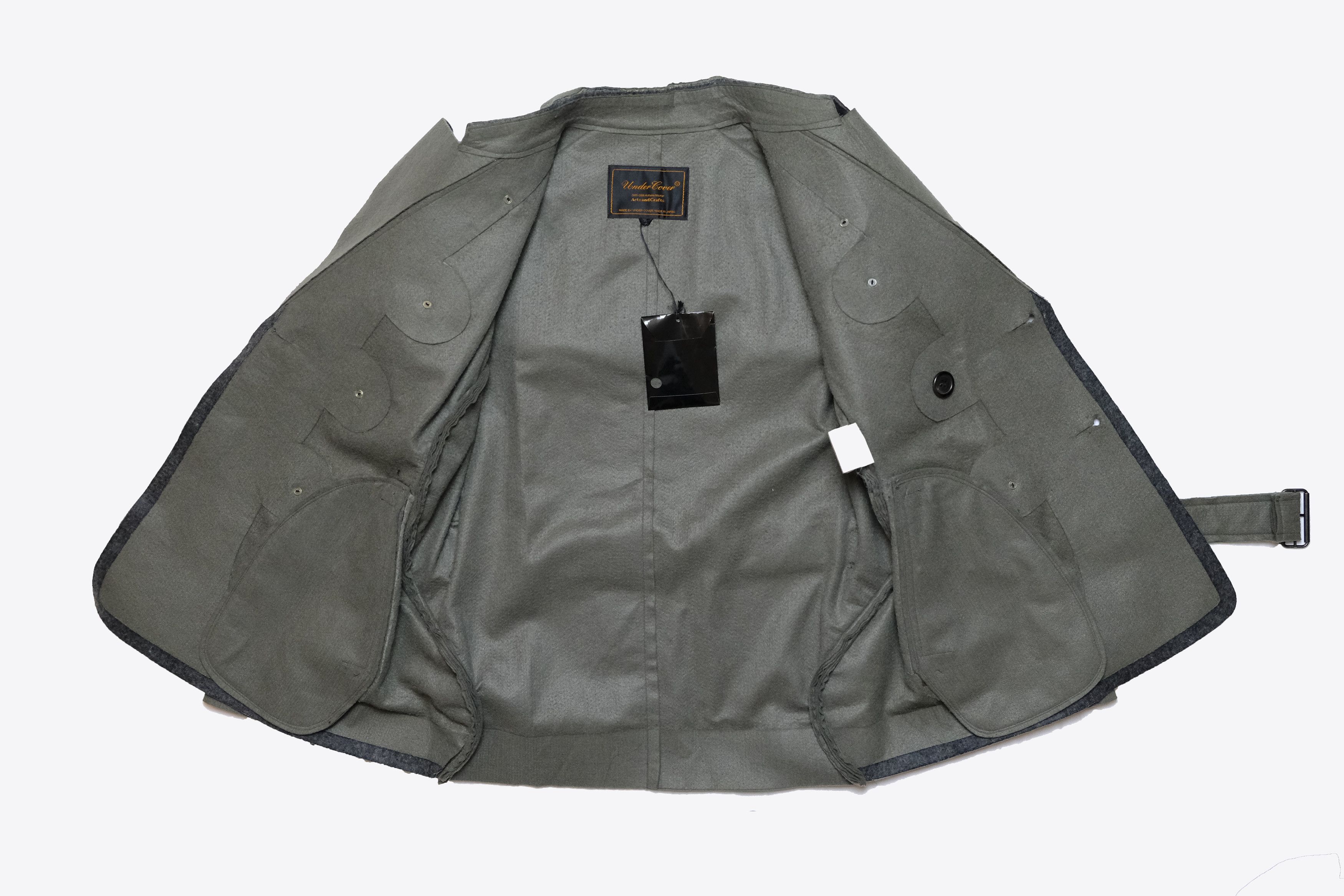 Jun Takahashi × Undercover Undercover AW05 "Arts and Crafts" Runway Bondage Wool Coat Size US S / EU 44-46 / 1 - 7 Thumbnail