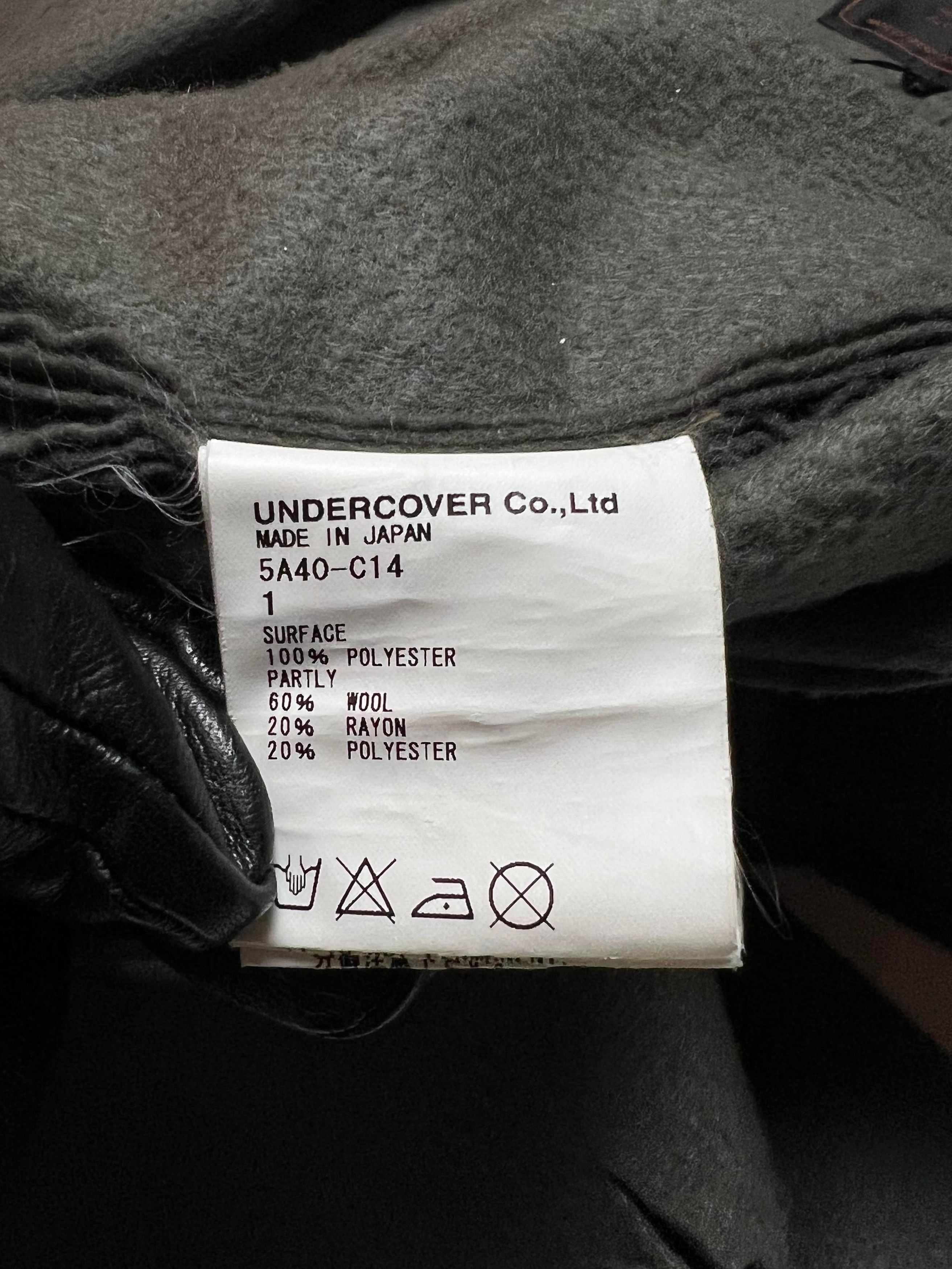 Jun Takahashi × Undercover Undercover AW05 "Arts and Crafts" Runway Bondage Wool Coat Size US S / EU 44-46 / 1 - 14 Thumbnail