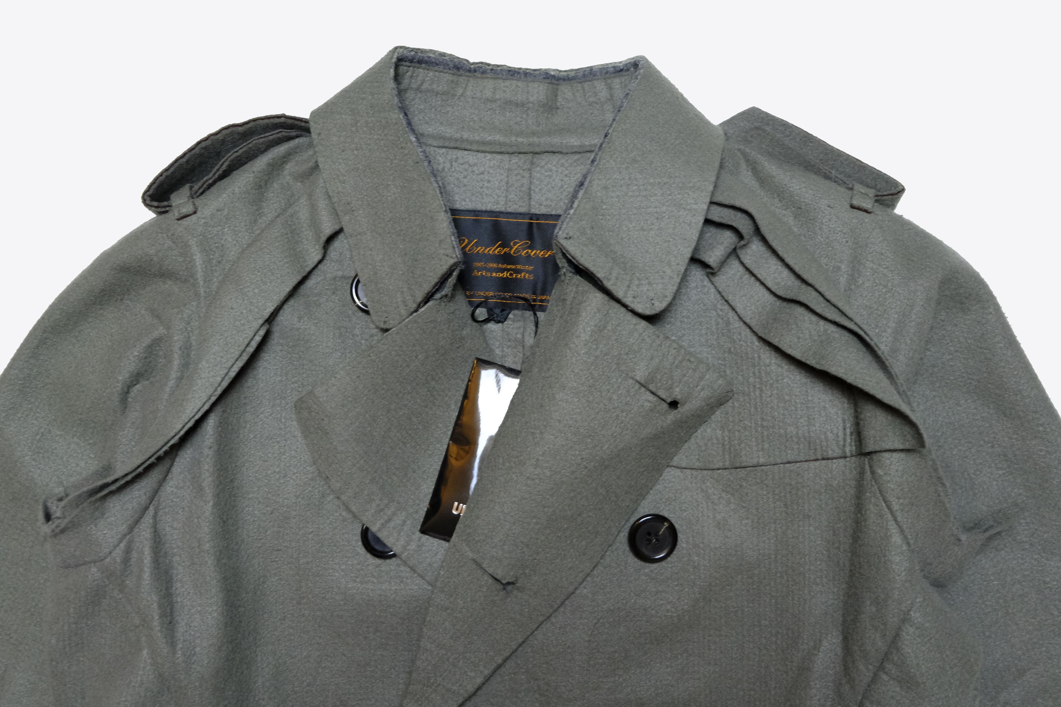 Jun Takahashi × Undercover Undercover AW05 "Arts and Crafts" Runway Bondage Wool Coat Size US S / EU 44-46 / 1 - 12 Thumbnail