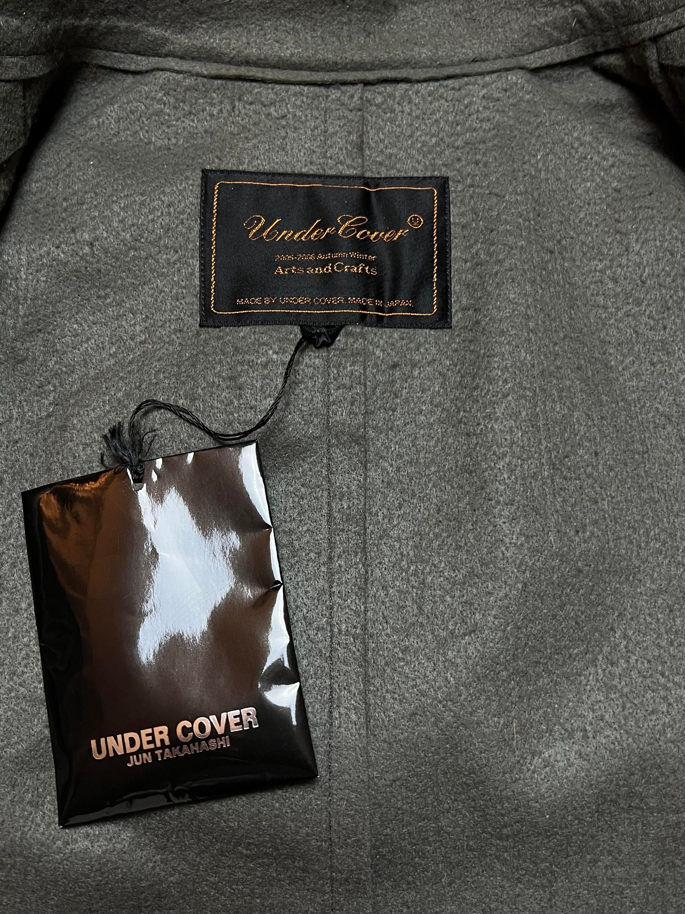 Jun Takahashi × Undercover Undercover AW05 "Arts and Crafts" Runway Bondage Wool Coat Size US S / EU 44-46 / 1 - 13 Thumbnail