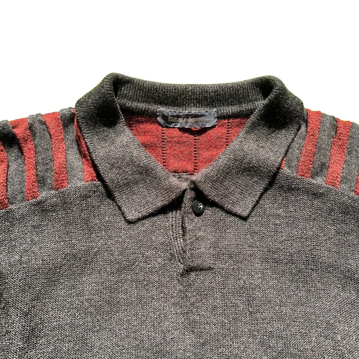 Issey Miyake ISSEY MIYAKE 2000s wool polo shirts Size US L / EU 52-54 / 3 - 2 Thumbnail