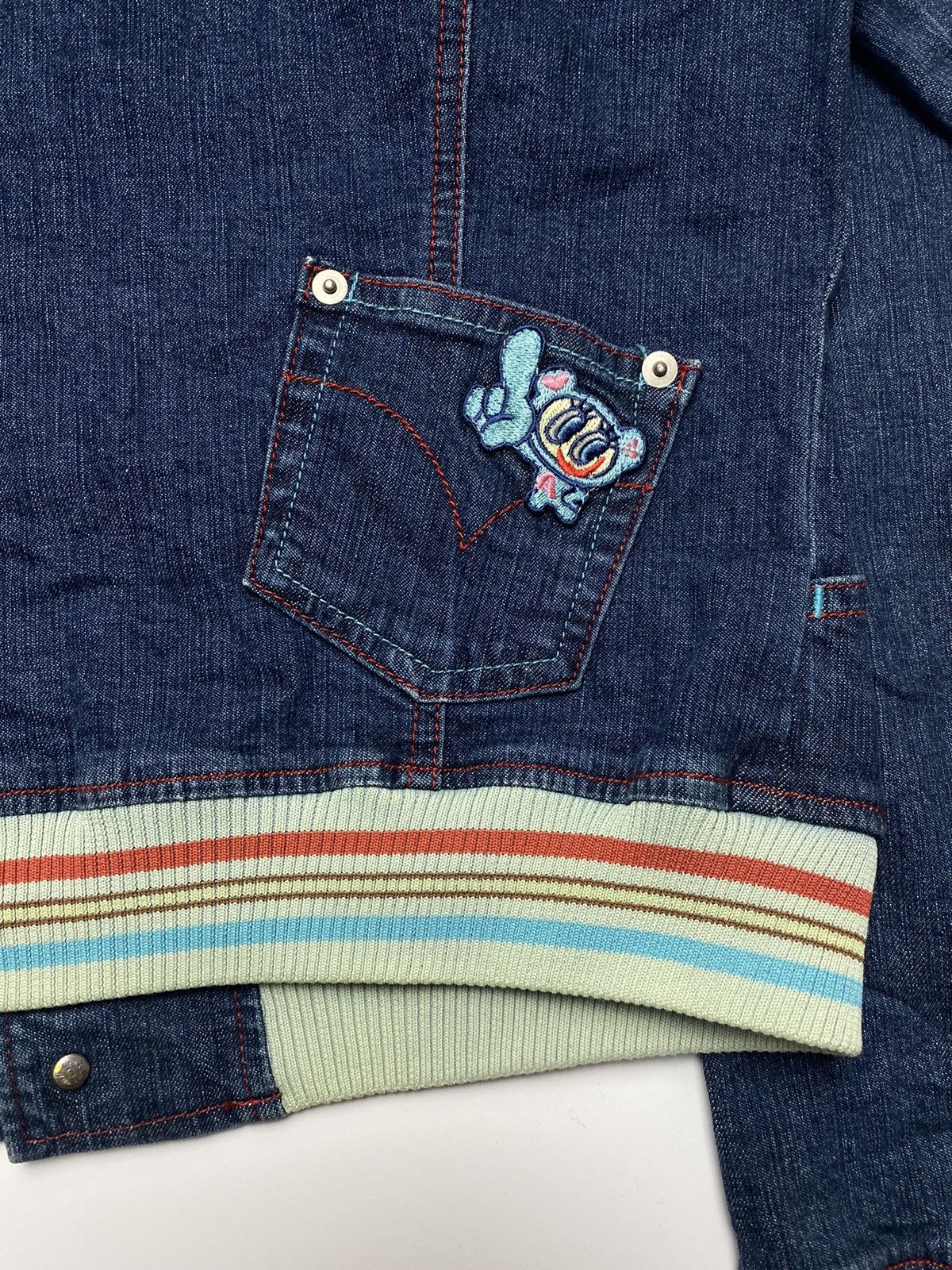 Hysteric Glamour 1990s Angel Blue - Flower Generation Denim Jacket Size US M / EU 48-50 / 2 - 9 Thumbnail