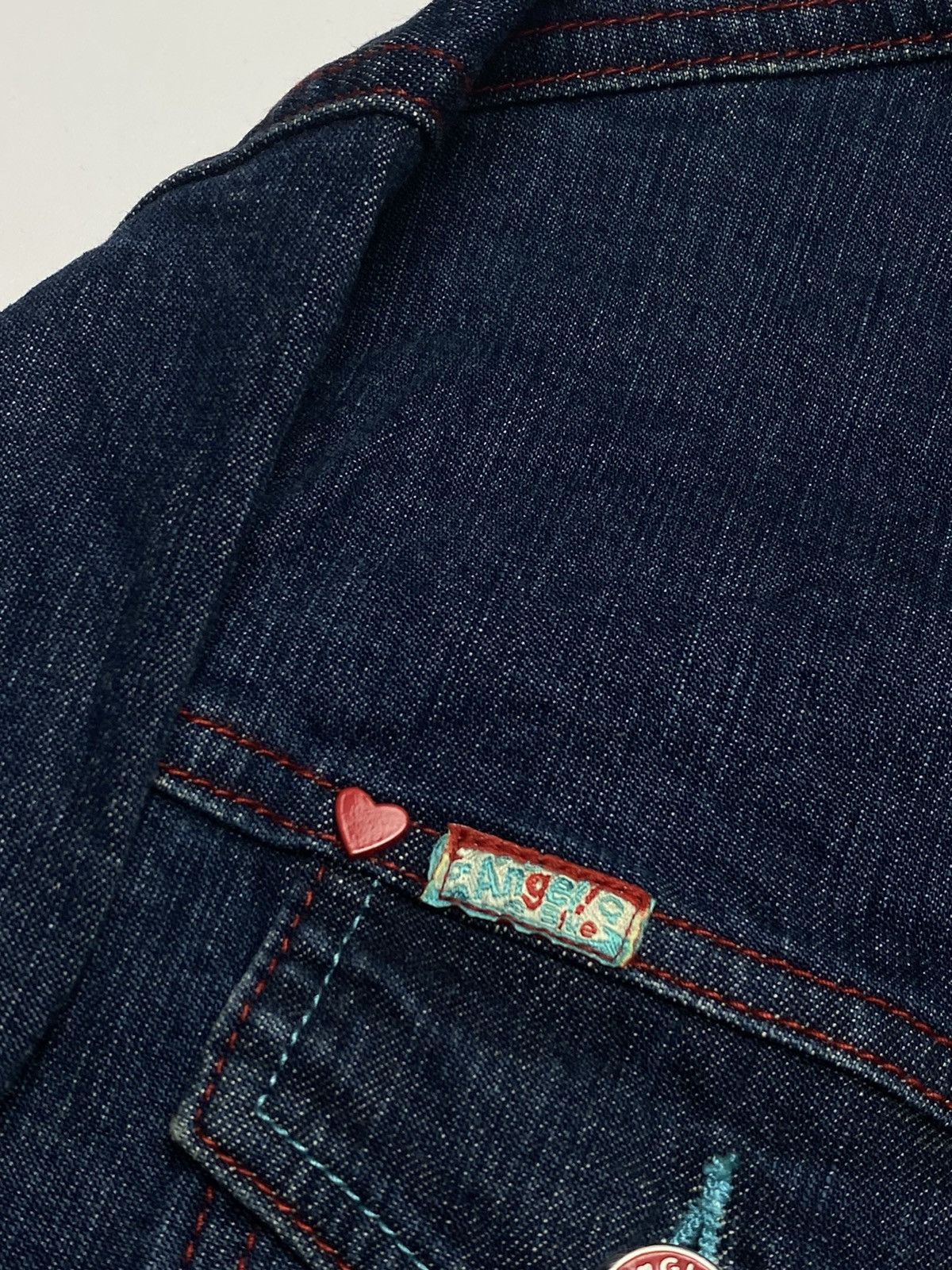 Hysteric Glamour 1990s Angel Blue - Flower Generation Denim Jacket Size US M / EU 48-50 / 2 - 7 Thumbnail
