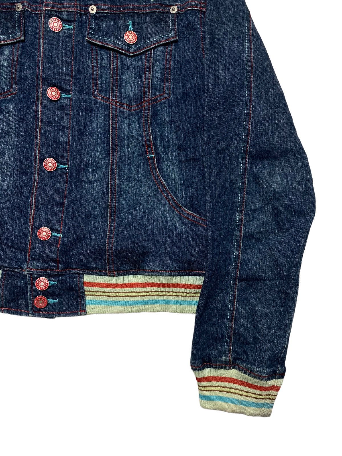 Hysteric Glamour 1990s Angel Blue - Flower Generation Denim Jacket Size US M / EU 48-50 / 2 - 6 Thumbnail