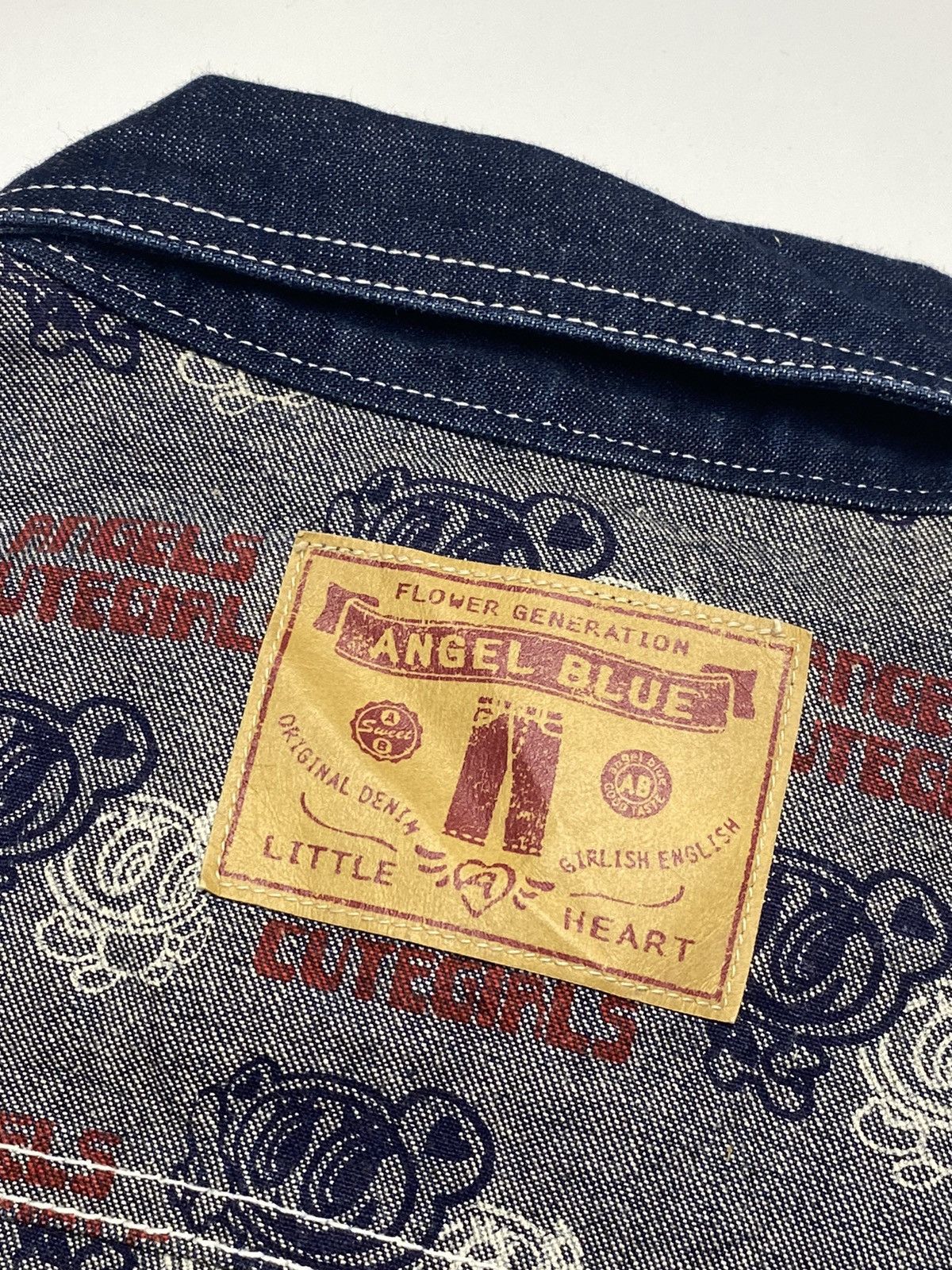 Angel Blue 1990s Angel Blue - Outside Printed Denim Jacket Size US M / EU 48-50 / 2 - 8 Thumbnail