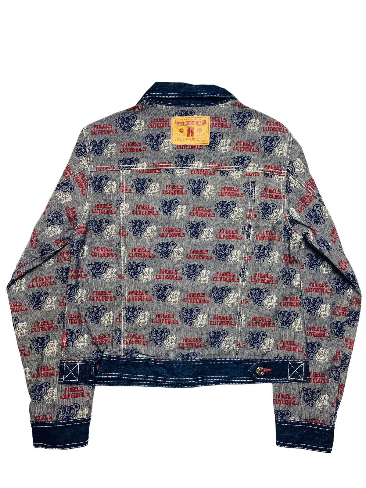 Angel Blue 1990s Angel Blue - Outside Printed Denim Jacket Size US M / EU 48-50 / 2 - 2 Thumbnail