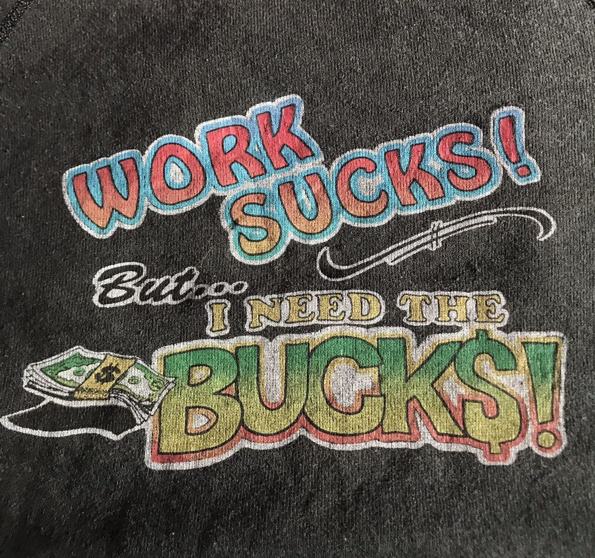 Vintage Work sucks! But i need the bucks! Size US L / EU 52-54 / 3 - 3 Thumbnail