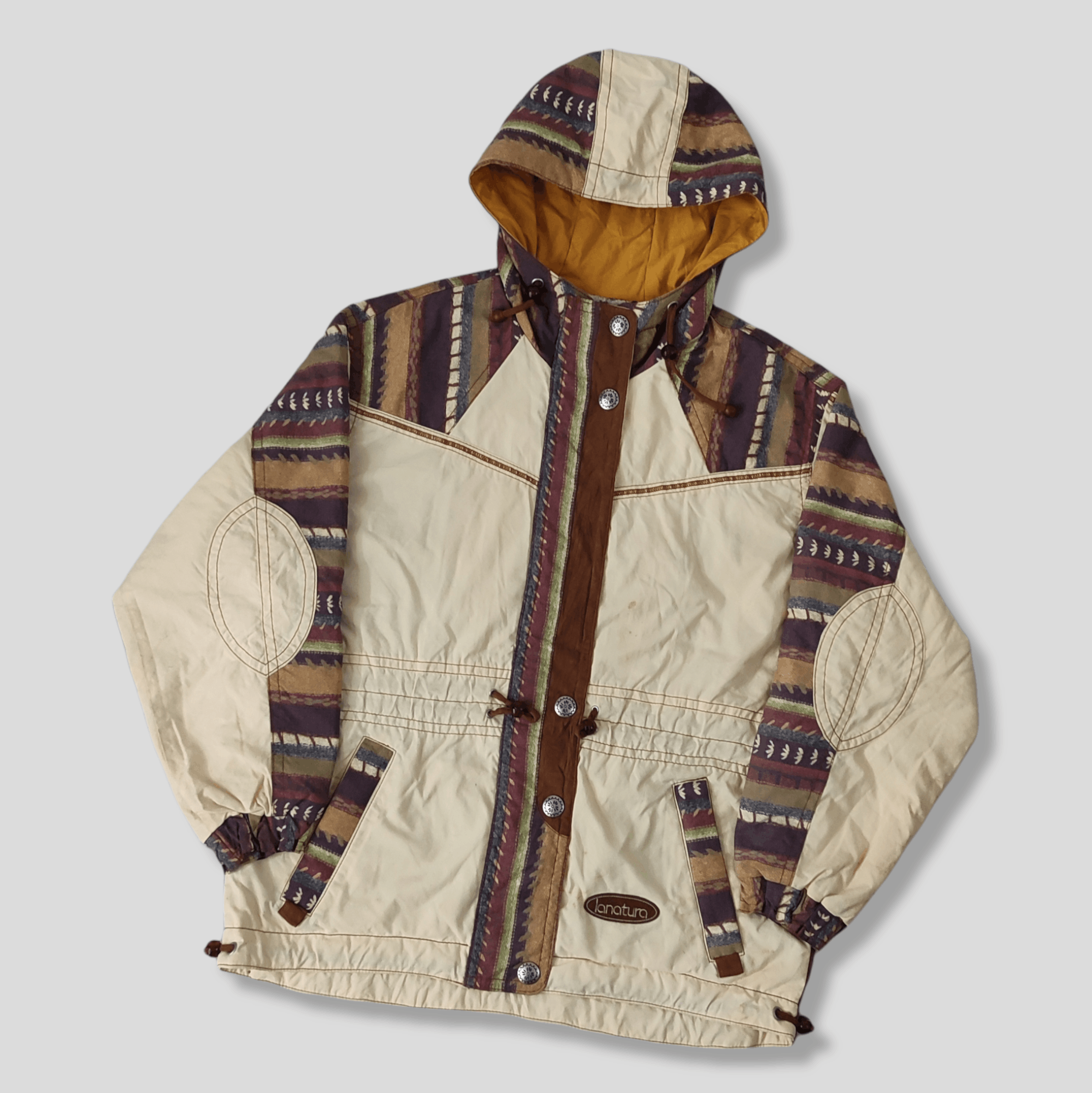 Goldwin 🔥Rare Item🔥 Vintage 90s Lanatura Teepee & Country Jacket Size US L / EU 52-54 / 3 - 5 Thumbnail