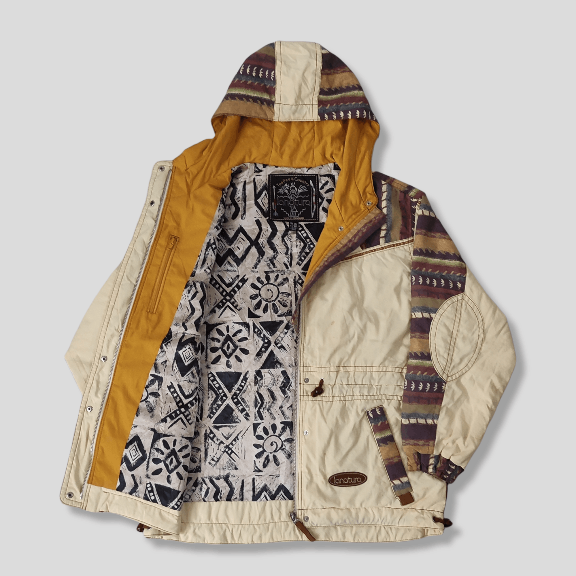 Goldwin 🔥Rare Item🔥 Vintage 90s Lanatura Teepee & Country Jacket Size US L / EU 52-54 / 3 - 7 Thumbnail