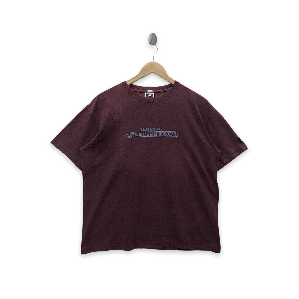 Helly Hansen × Vintage Vintage HELLY HANSEN Total Seagear Concept Spellout Tee Size US M / EU 48-50 / 2 - 1 Thumbnail