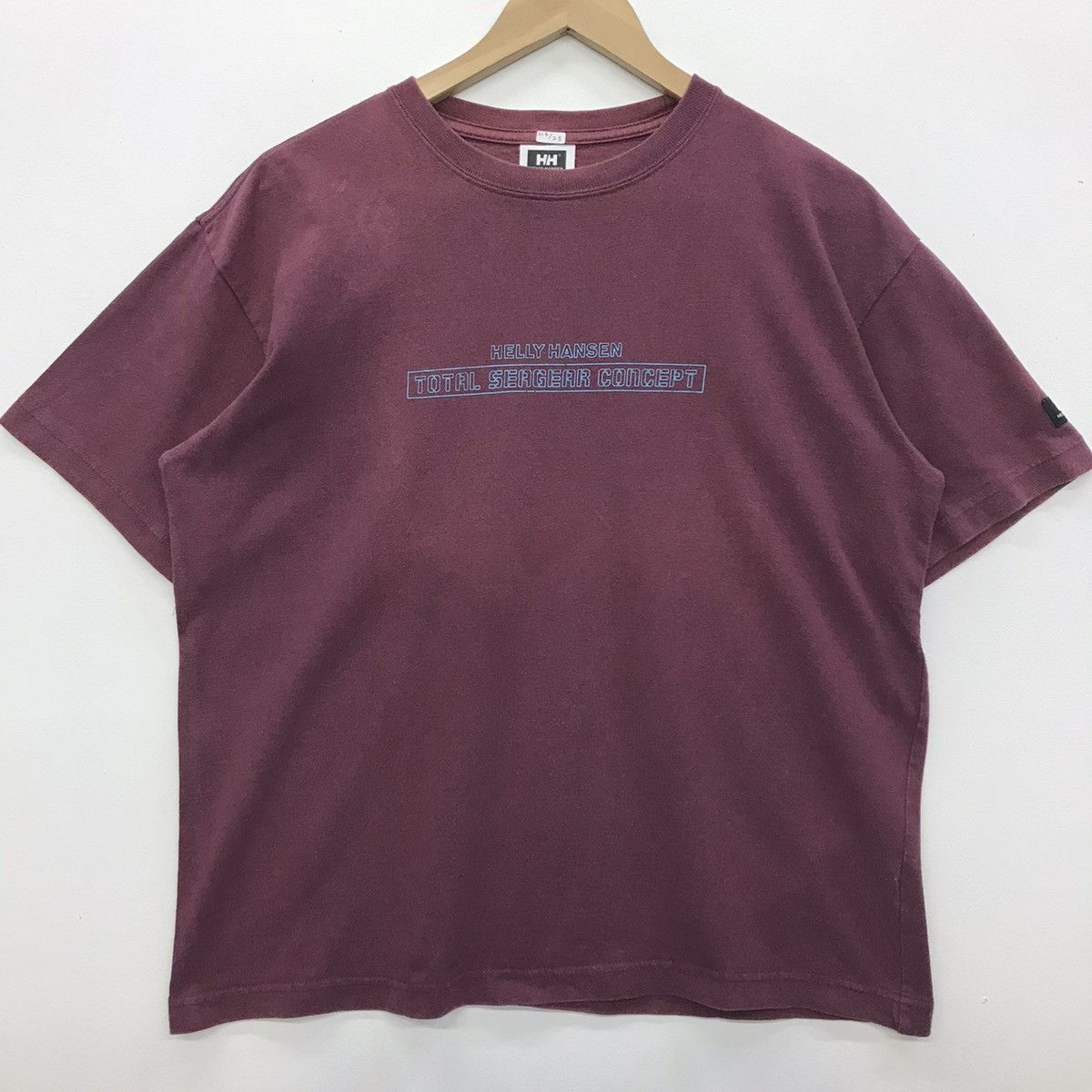 Helly Hansen × Vintage Vintage HELLY HANSEN Total Seagear Concept Spellout Tee Size US M / EU 48-50 / 2 - 2 Thumbnail