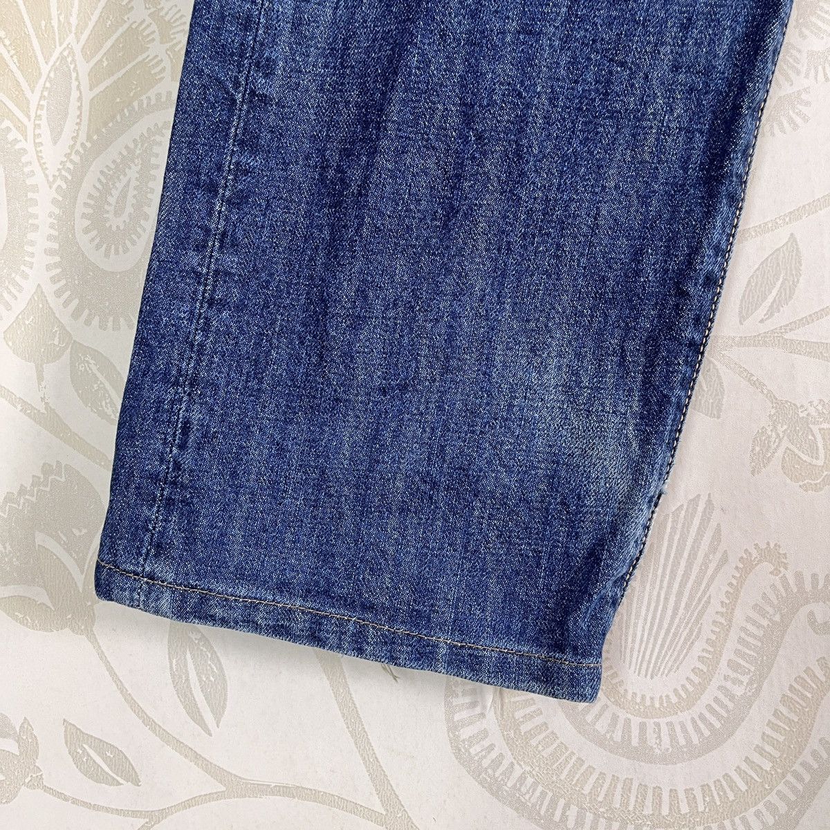 Alpha Industries Ripped Leg Avirex USA Denim Jeans Made In Japan Size US 29 - 13 Thumbnail