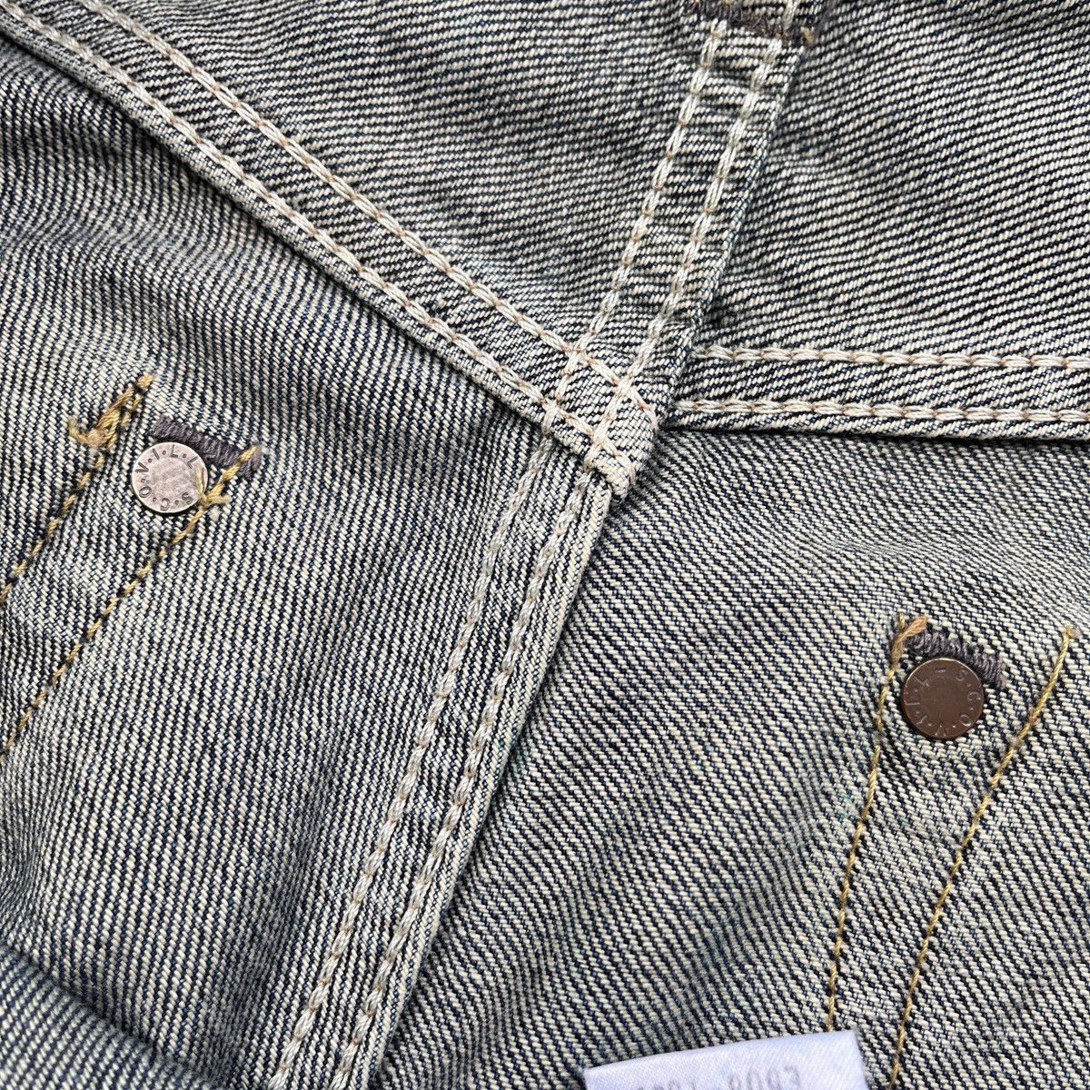 Alpha Industries Ripped Leg Avirex USA Denim Jeans Made In Japan Size US 29 - 19 Thumbnail