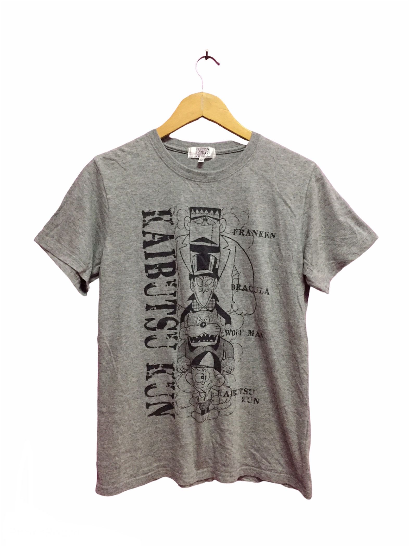 Kaibutsu Kun Japanese Anime T-Shirts Size M
